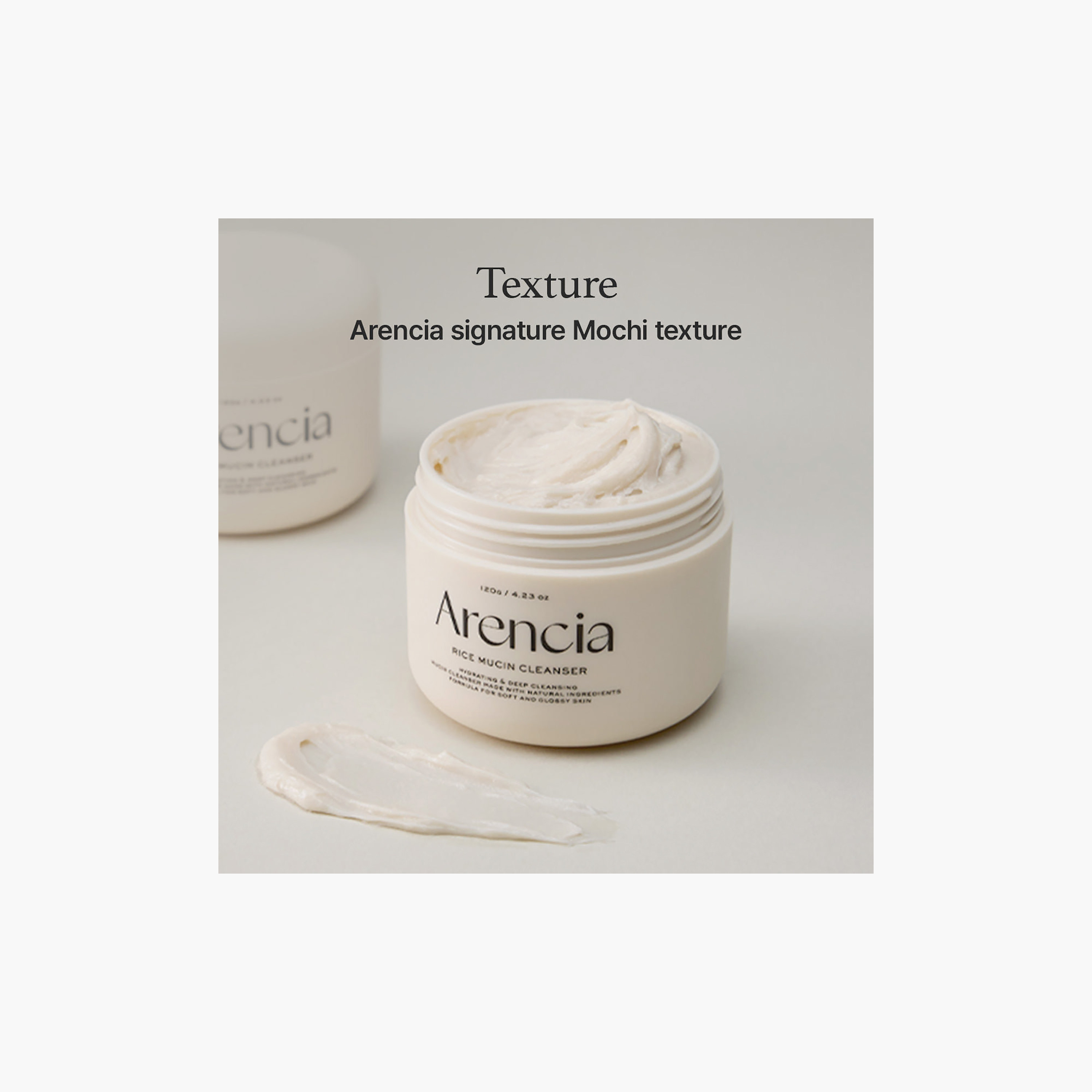 Arencia Rice Mucin Cleanser 120G-beautyandpersonalcare-kbeauty-skin-cleansers-facewash-image-2