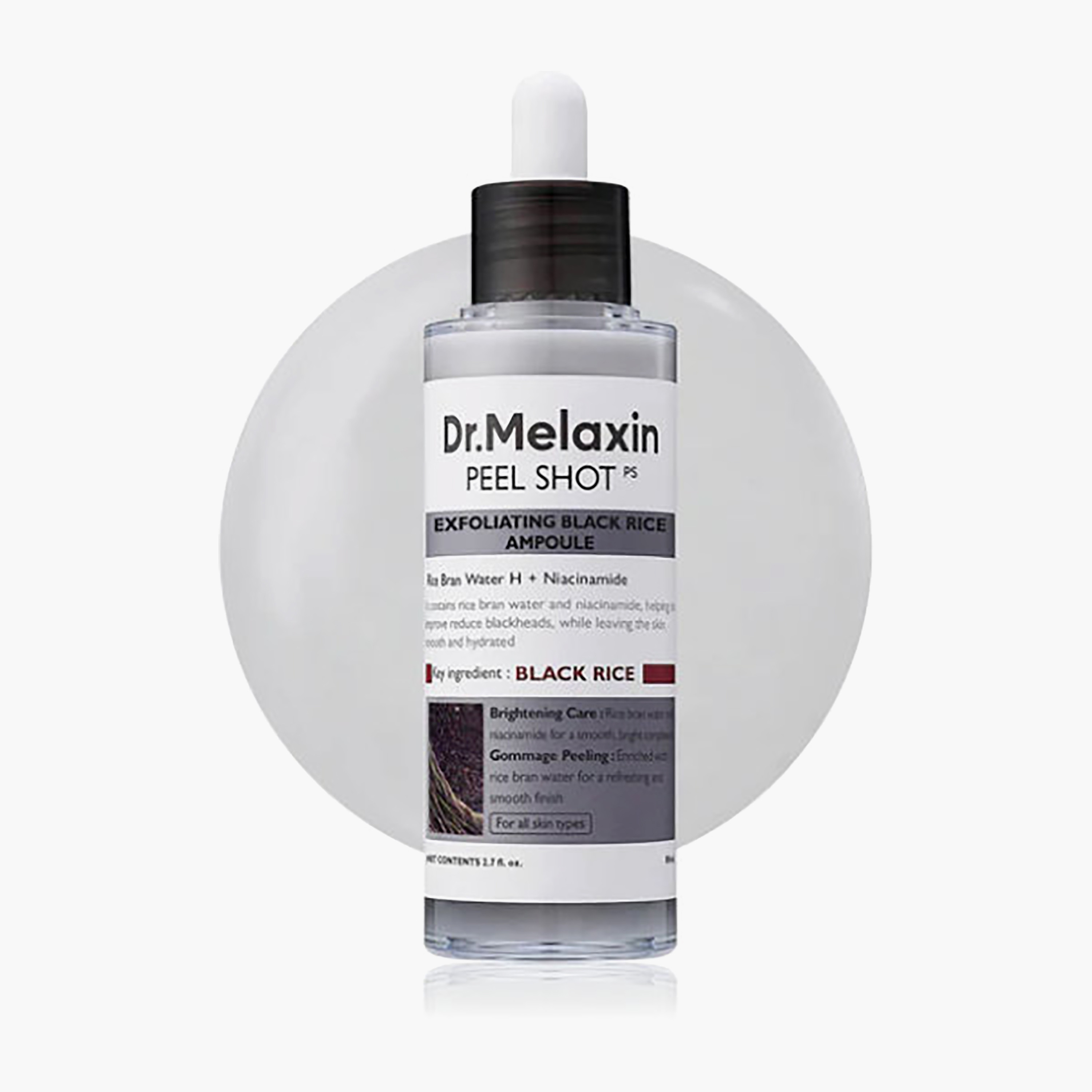 Dr.Melaxin Peel Shot Exfoliating Black Rice Ampoule 80Ml-beautyandpersonalcare-kbeauty-skin-treatmentsandserums-image-1