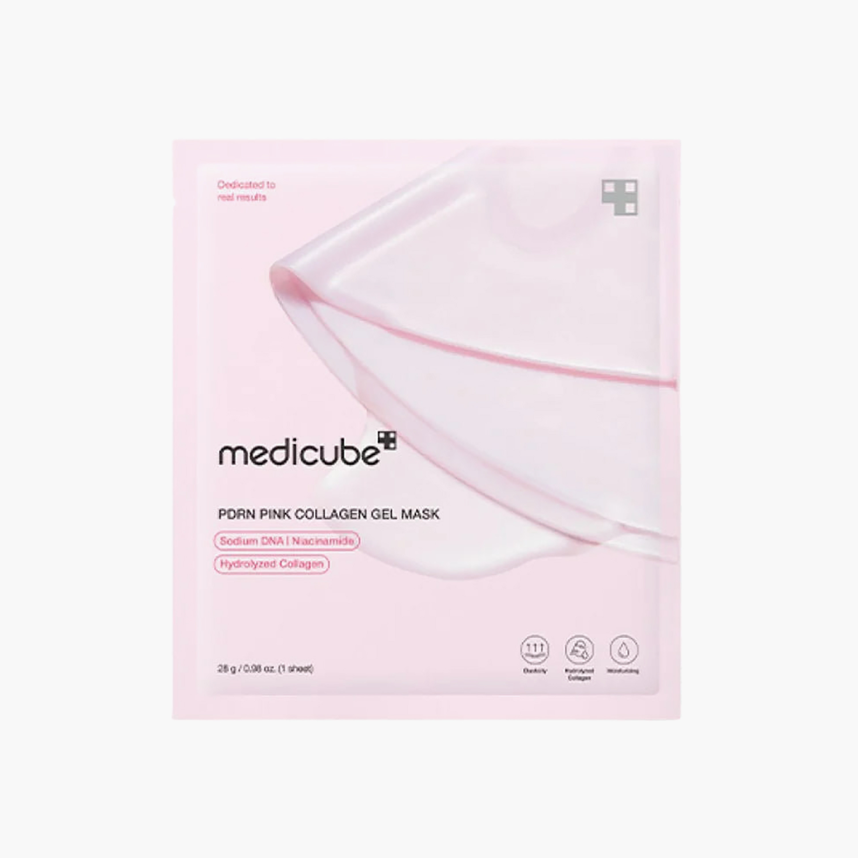 قناع جل الكولاجين الوردي من Medicube Pdrn 28 جم-beautyandpersonalcare-kbeauty-skin-masks-masksandpeels-image-1