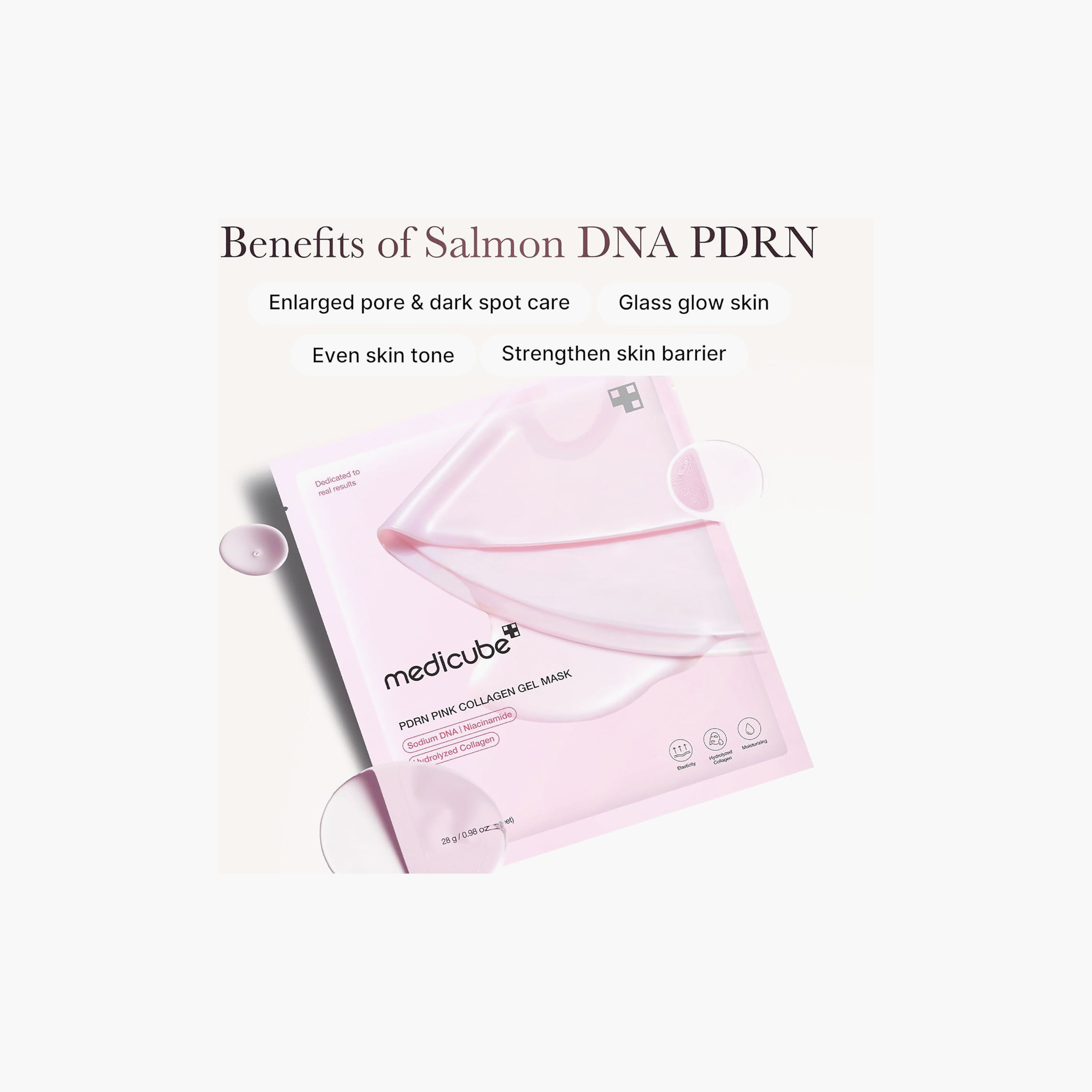 قناع جل الكولاجين الوردي من Medicube Pdrn 28 جم-beautyandpersonalcare-kbeauty-skin-masks-masksandpeels-image-5