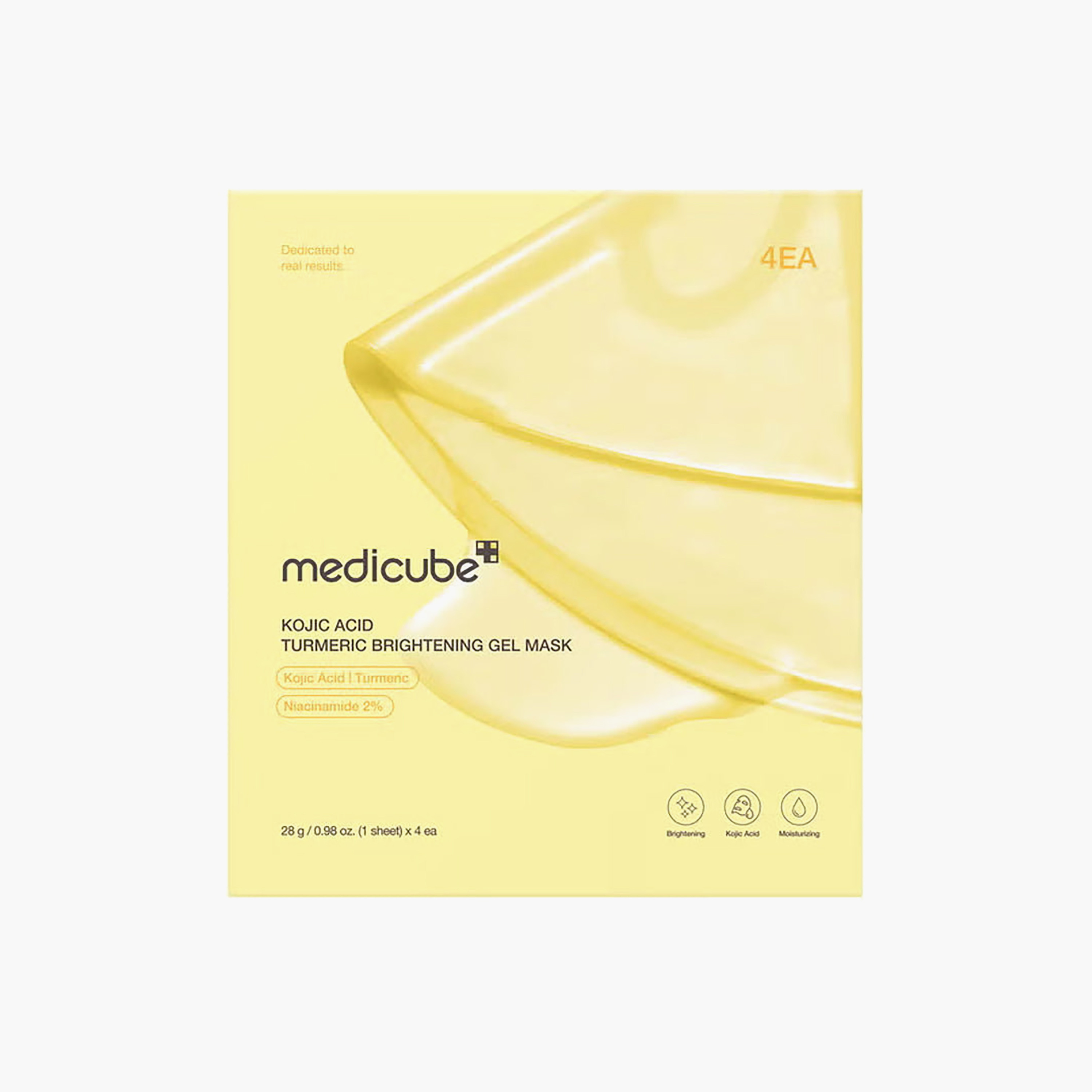 قناع جل الذهب بالكركم وحمض الكوجيك من ميديكوب 28 غرام-beautyandpersonalcare-kbeauty-skin-masks-masksandpeels-image-1