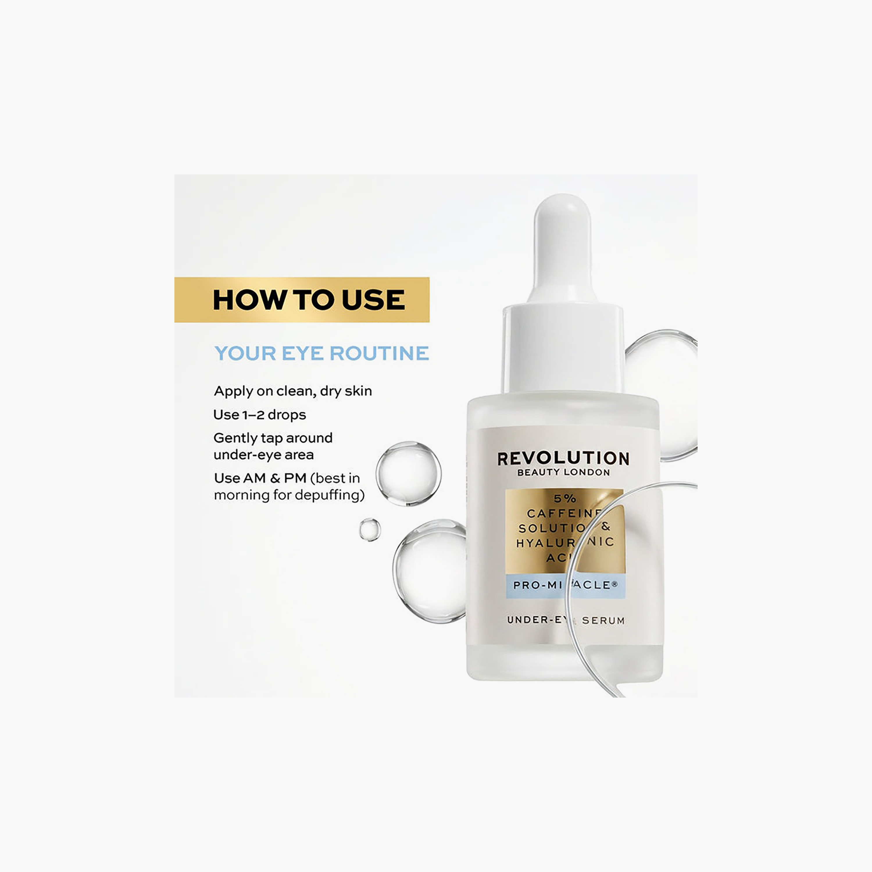 ريفوليوشن برو ميراكل ٥٪ كافيين وحمض الهيالورونيك لعلاج منطقة تحت العين، ٣٠ مل-beautyandpersonalcare-skin-eyecare-image-12