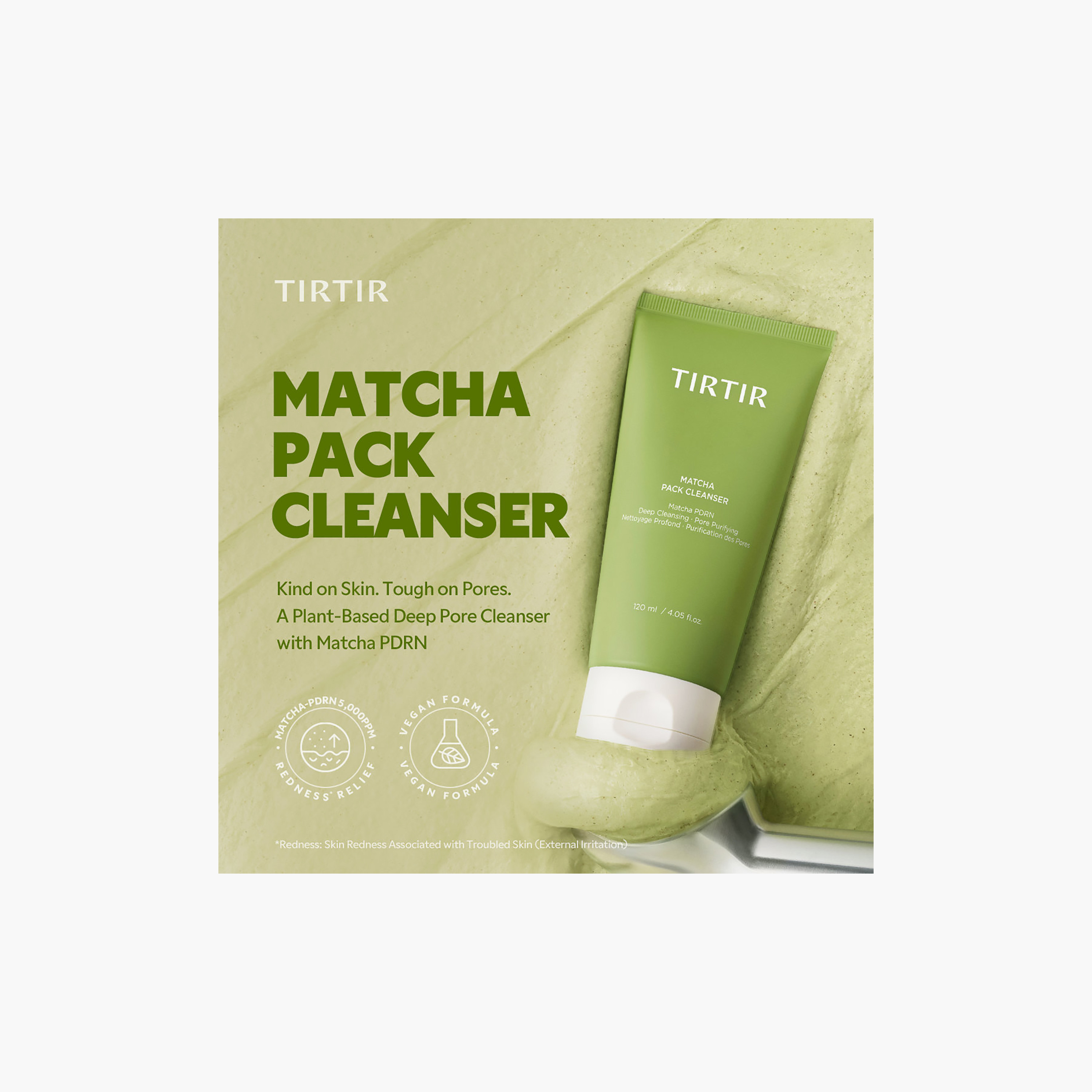 Tirtir Matcha Pdrn Pack Cleanser 120Ml-beautyandpersonalcare-kbeauty-skin-cleansers-facewash-image-10