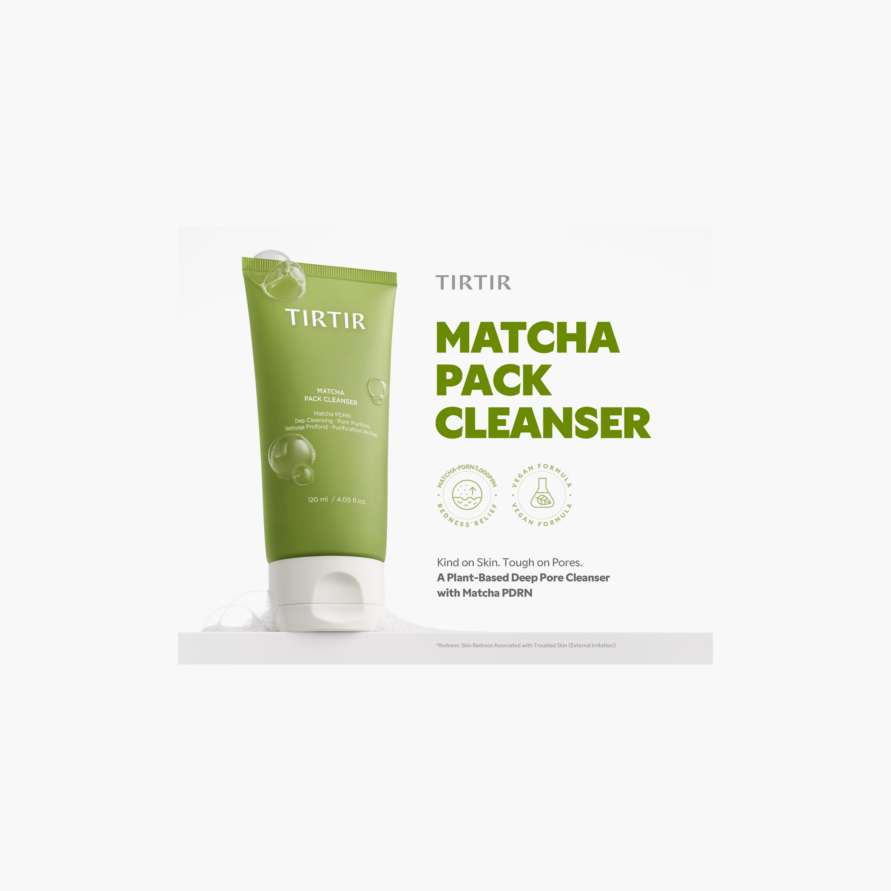 Tirtir Matcha Pdrn Pack Cleanser 120Ml-beautyandpersonalcare-kbeauty-skin-cleansers-facewash-image-16