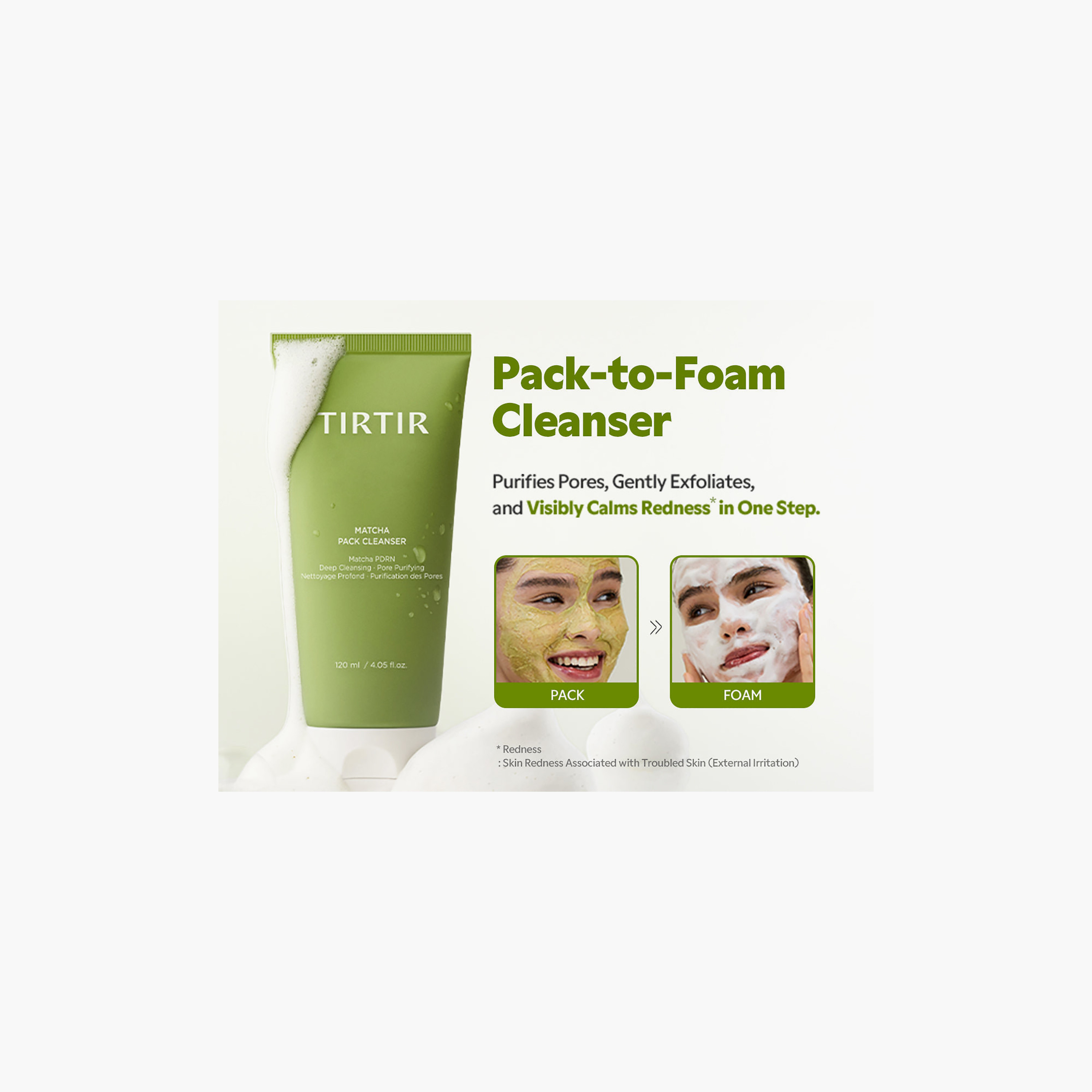 Tirtir Matcha Pdrn Pack Cleanser 120Ml-beautyandpersonalcare-kbeauty-skin-cleansers-facewash-image-5
