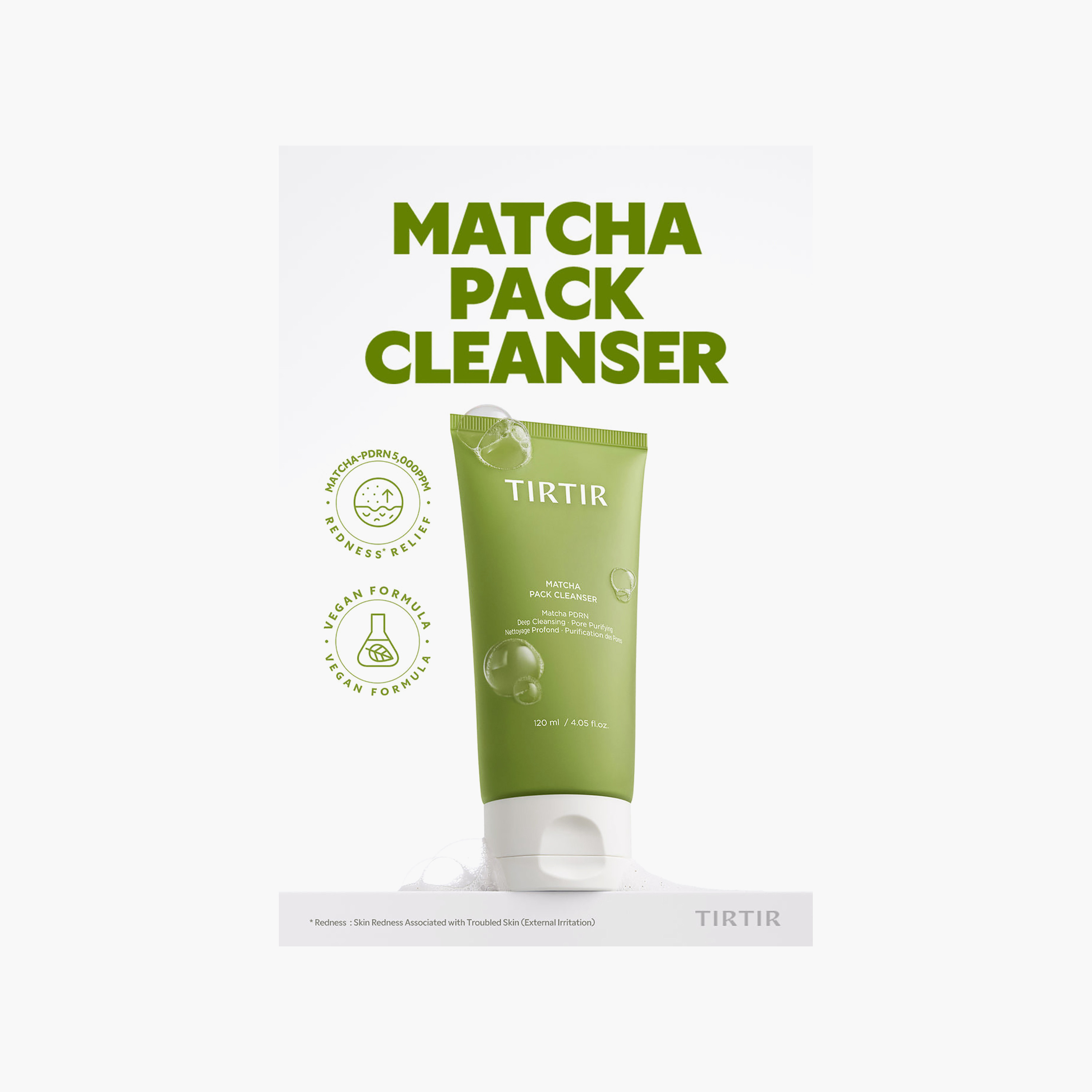 Tirtir Matcha Pdrn Pack Cleanser 120Ml-beautyandpersonalcare-kbeauty-skin-cleansers-facewash-image-8