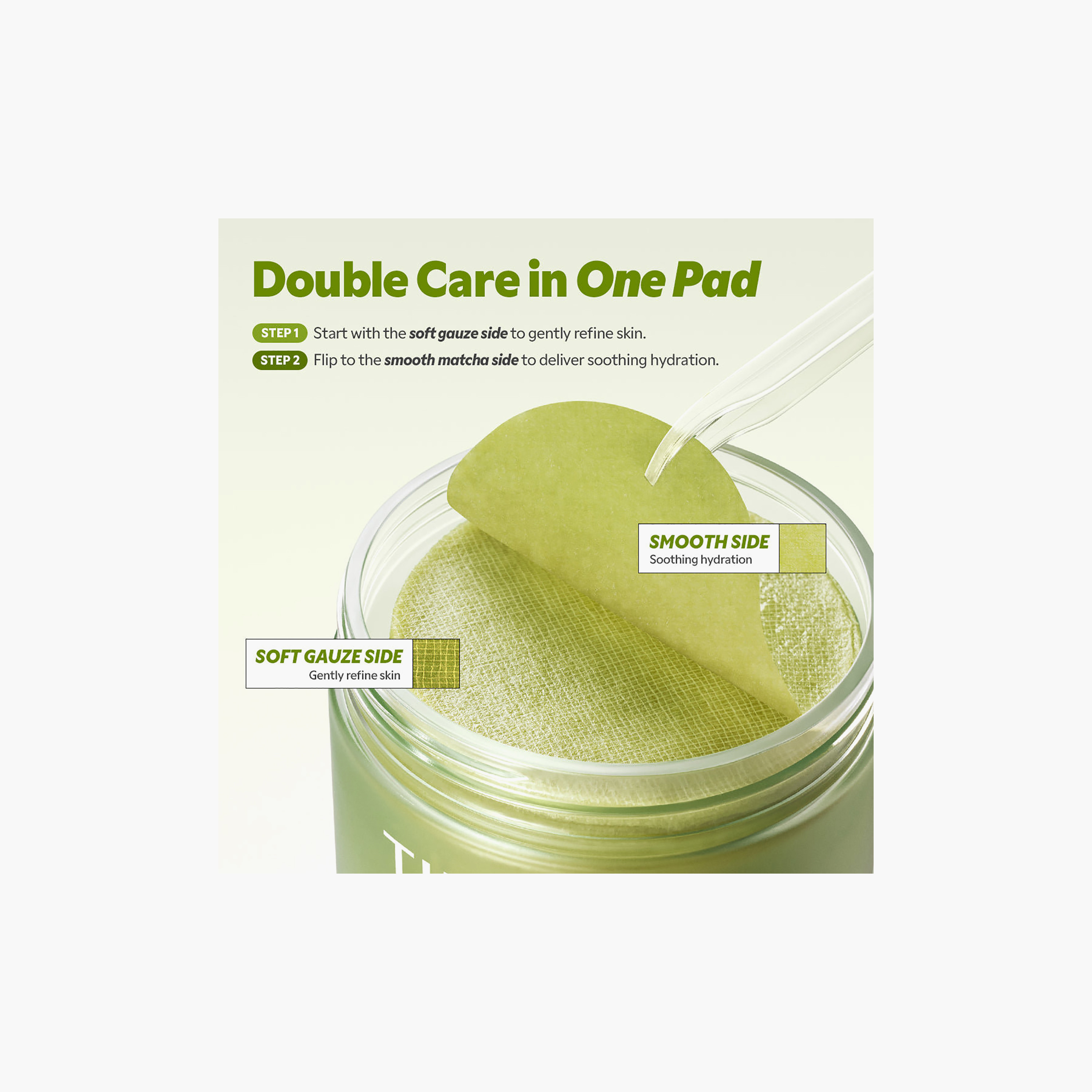 Tirtir Matcha Pdrn Tea Calming Facial Pads 160Ml-beautyandpersonalcare-skin-masks-facepads-image-2