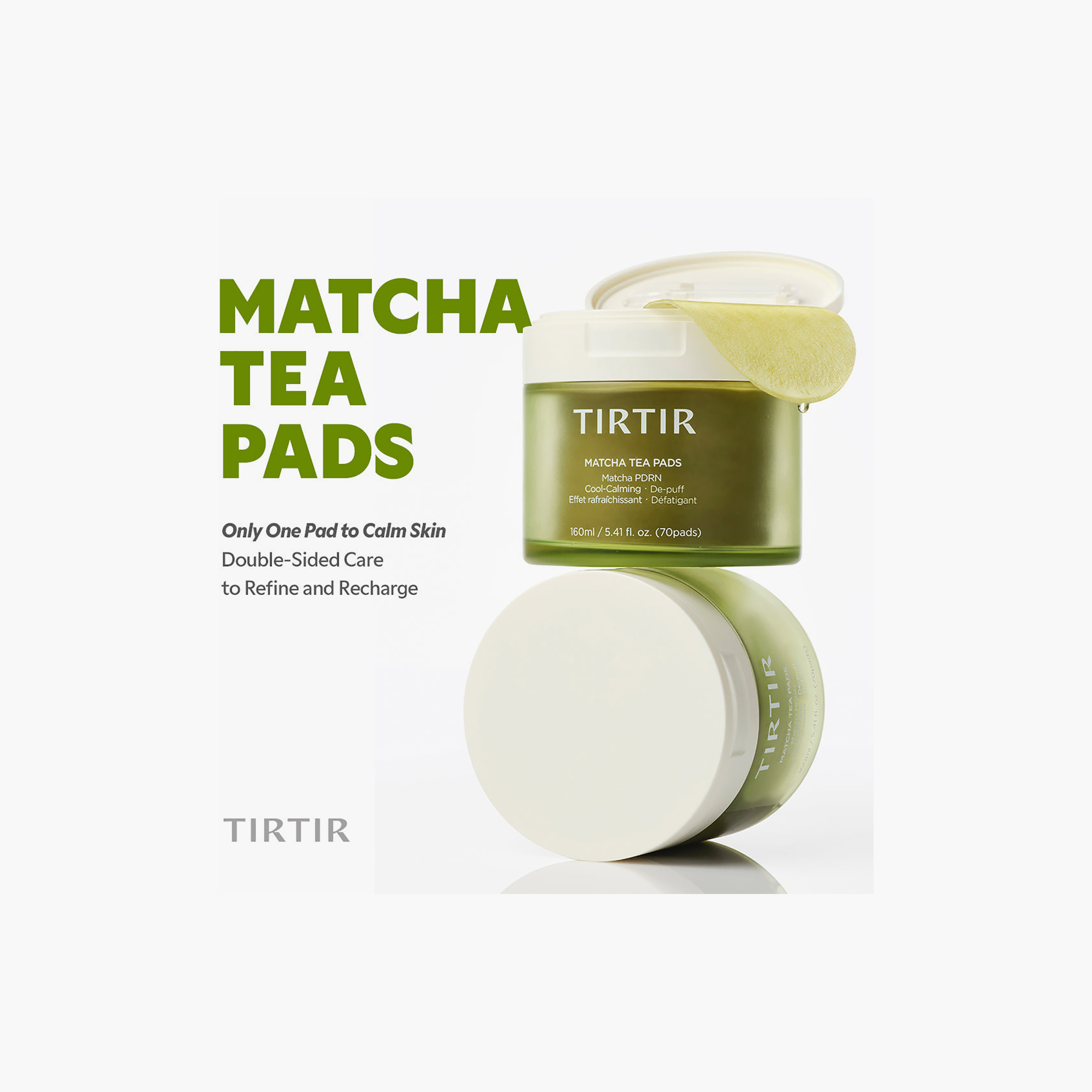 Tirtir Matcha Pdrn Tea Calming Facial Pads 160Ml-beautyandpersonalcare-skin-masks-facepads-image-9