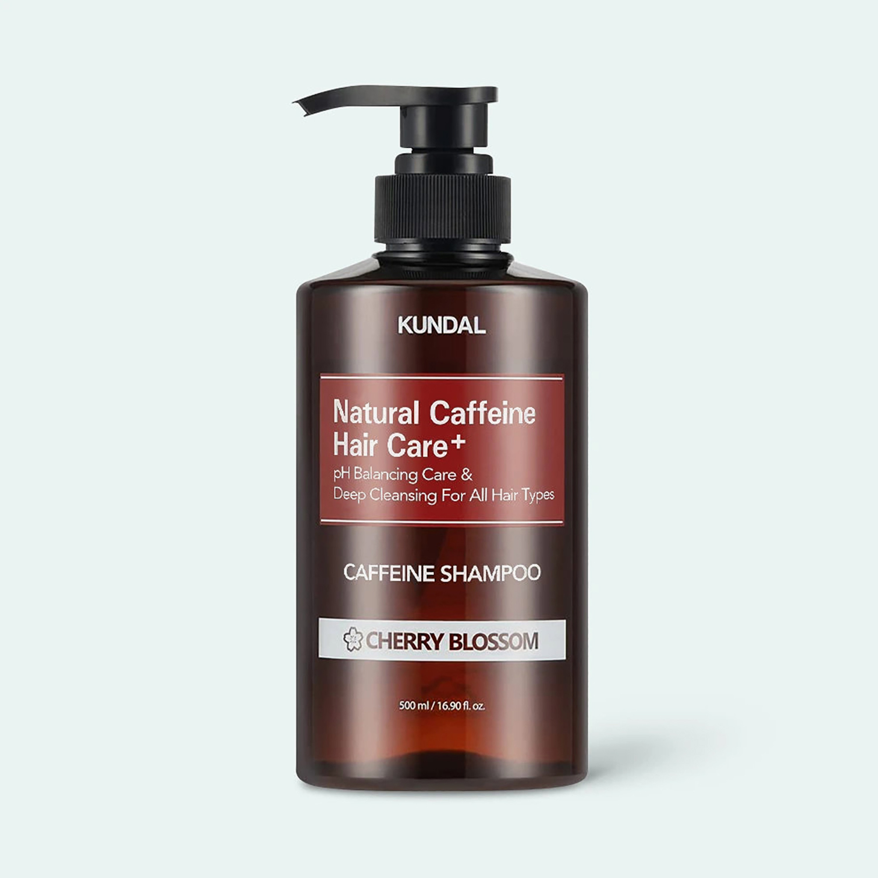 Kundal Natural Cherry Blossom Caffeine Shampoo 500Ml-beautyandpersonalcare-hair-haircare-shampoos-image-1