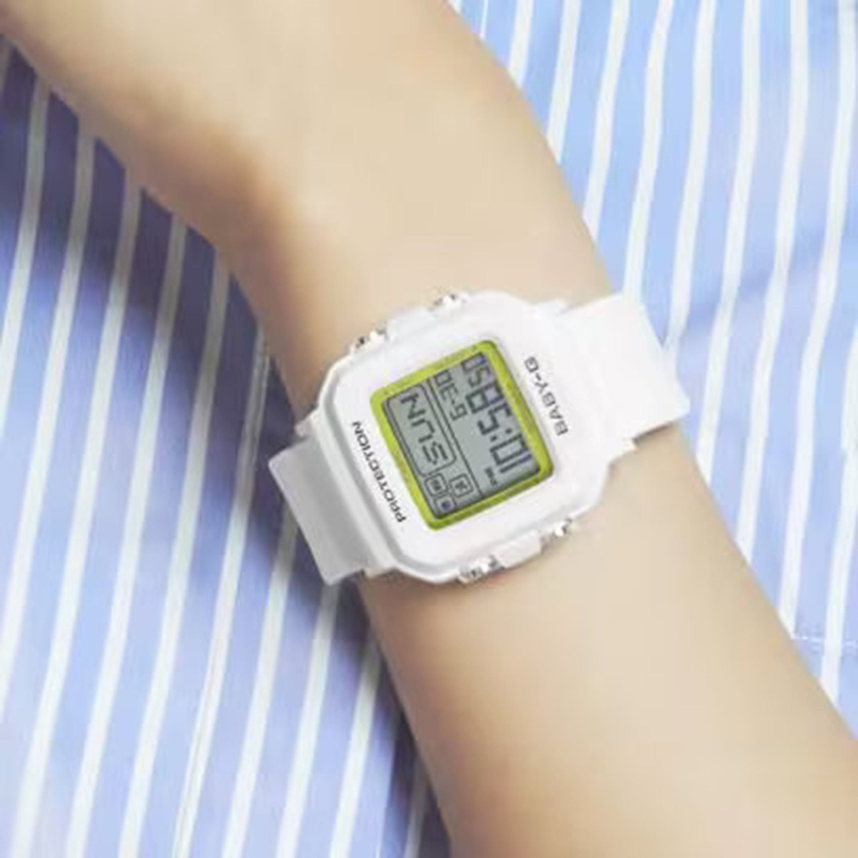 Casio Baby-G Women 39 MM White Digital Silicone Watch | BGD-10K-7DR-women-watchesandjewellery-watches-image-5