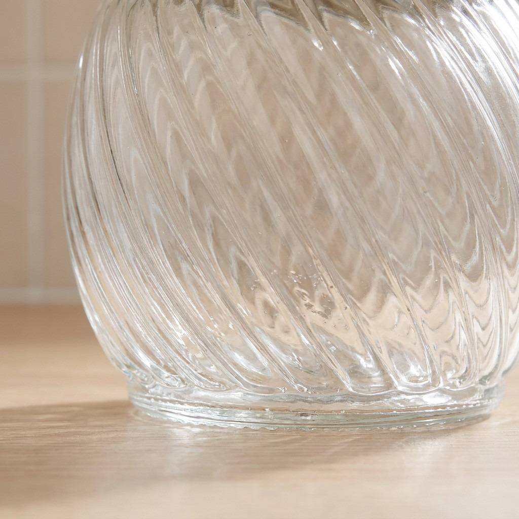 طقم جرات زجاج 3 قطع مع أغطية معدن من لارا-household-kitchen-foodstorage-spiceracksandjars-image-3