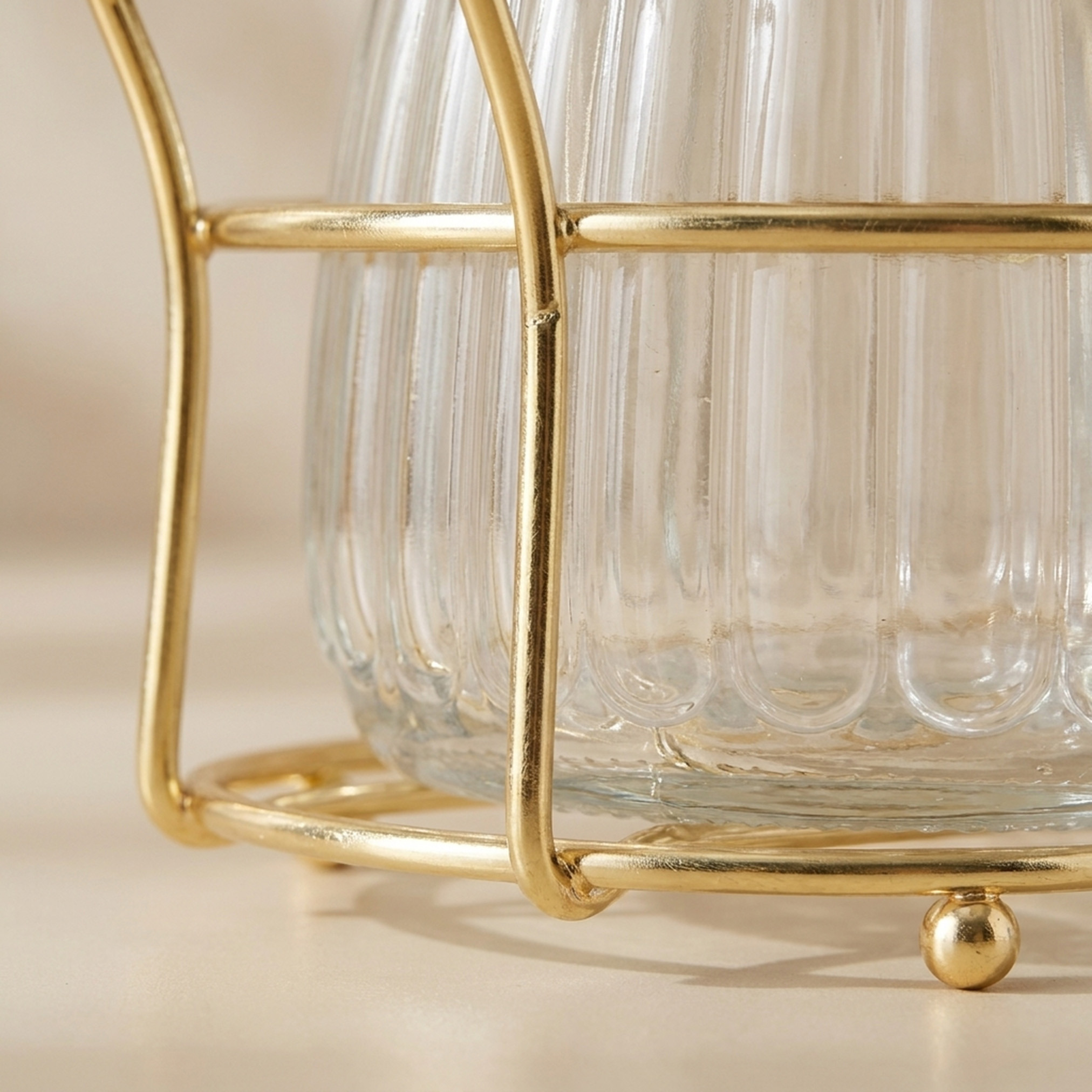 Lara 3-Piece Glass Jar Set with Rack-household-kitchen-foodstorage-spiceracksandjars-image-4