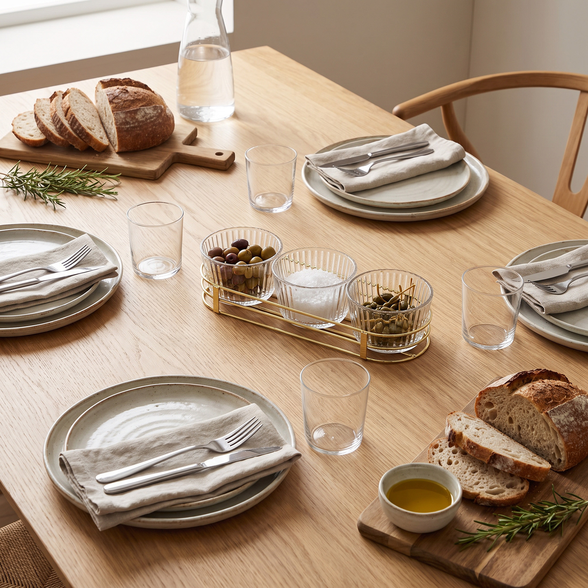 طقم أوعية زجاج 3 قطع مع حامل من لارا-household-dining-dinnerware-bowls-image-4