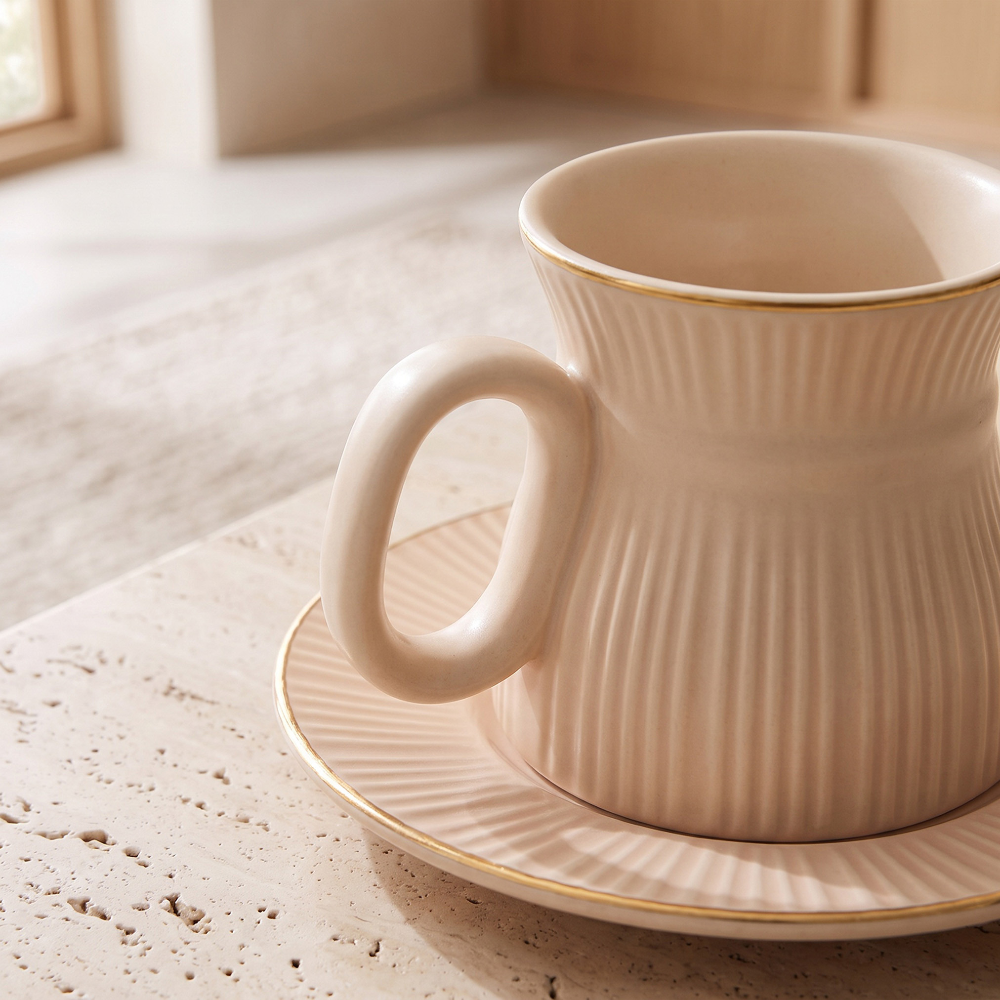 Nehma 8-Piece New Bone China Espresso Cup and Saucer Set - 80 ml-household-dining-teaandcoffee-teaandcoffeesets-image-3