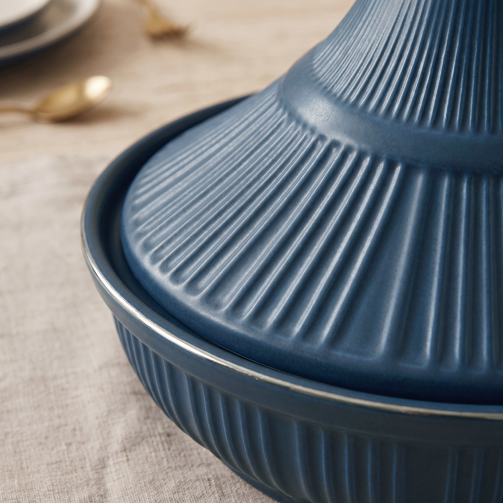 Nehma Tajine New Bone China Date Bowl-household-kitchen-foodstorage-containers-image-3