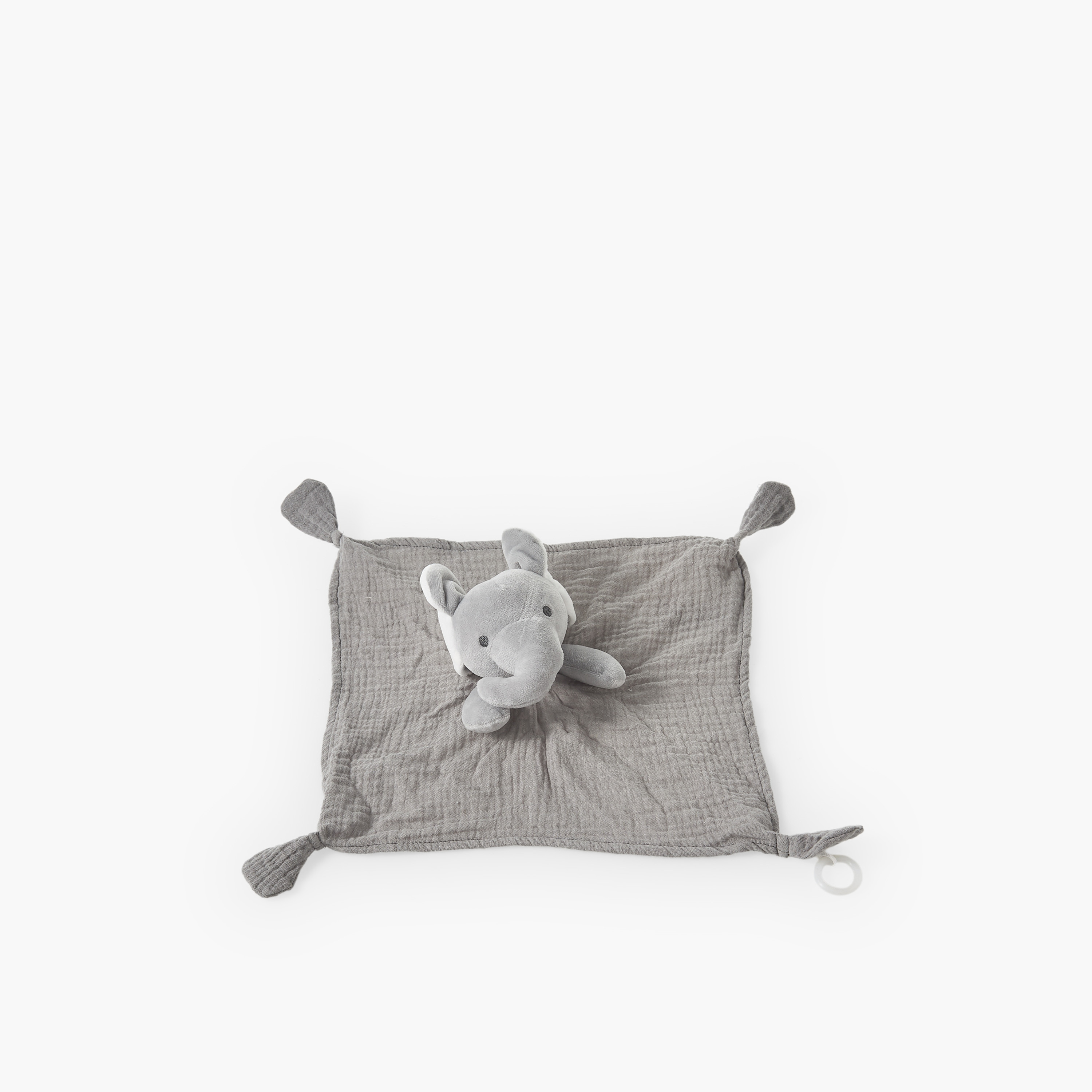 Giggles Elephant Applique Blanket - 30x30 cm-baby-nursery-blanketsandswaddles-receivingblankets-image-2
