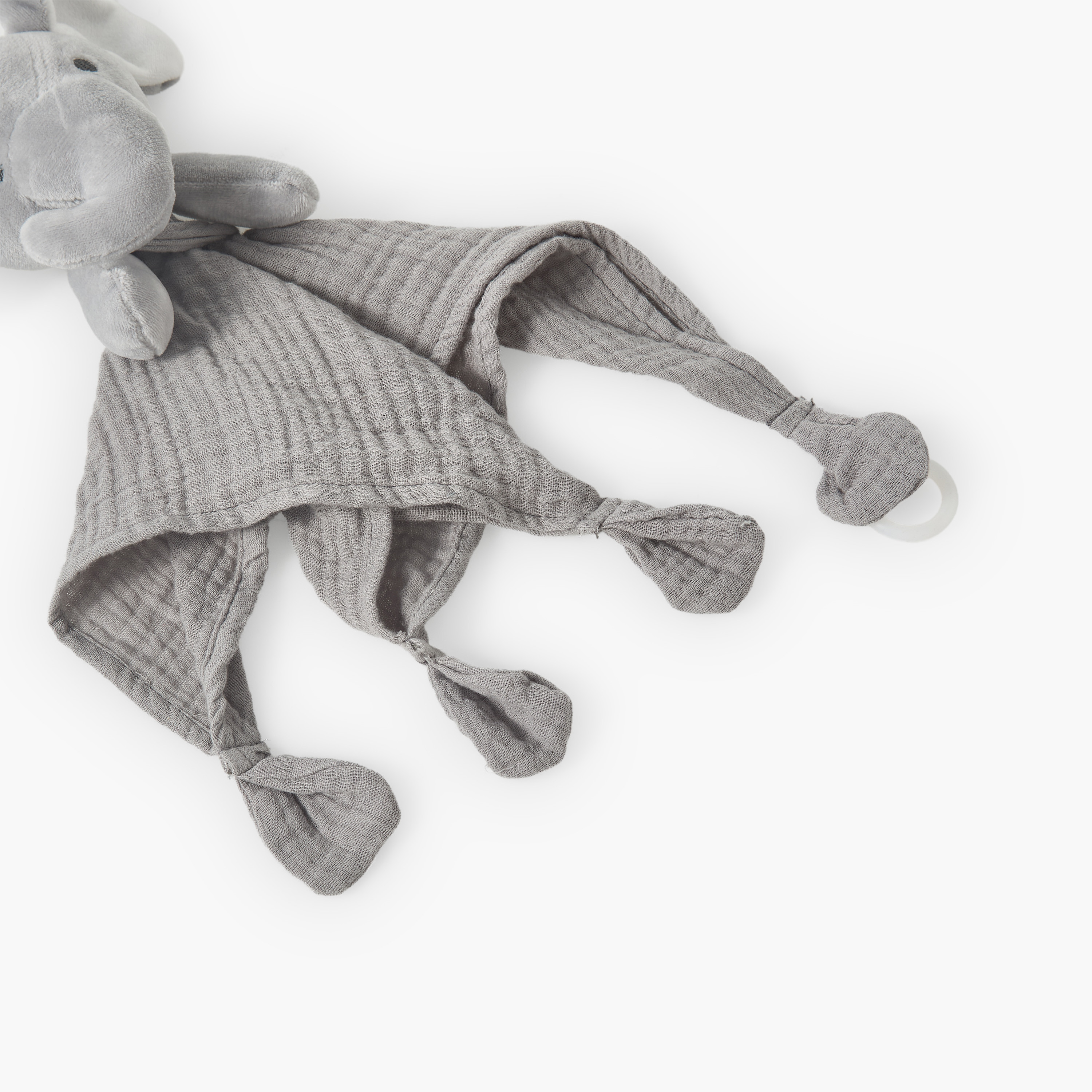 Giggles Elephant Applique Blanket - 30x30 cm-baby-nursery-blanketsandswaddles-receivingblankets-image-4