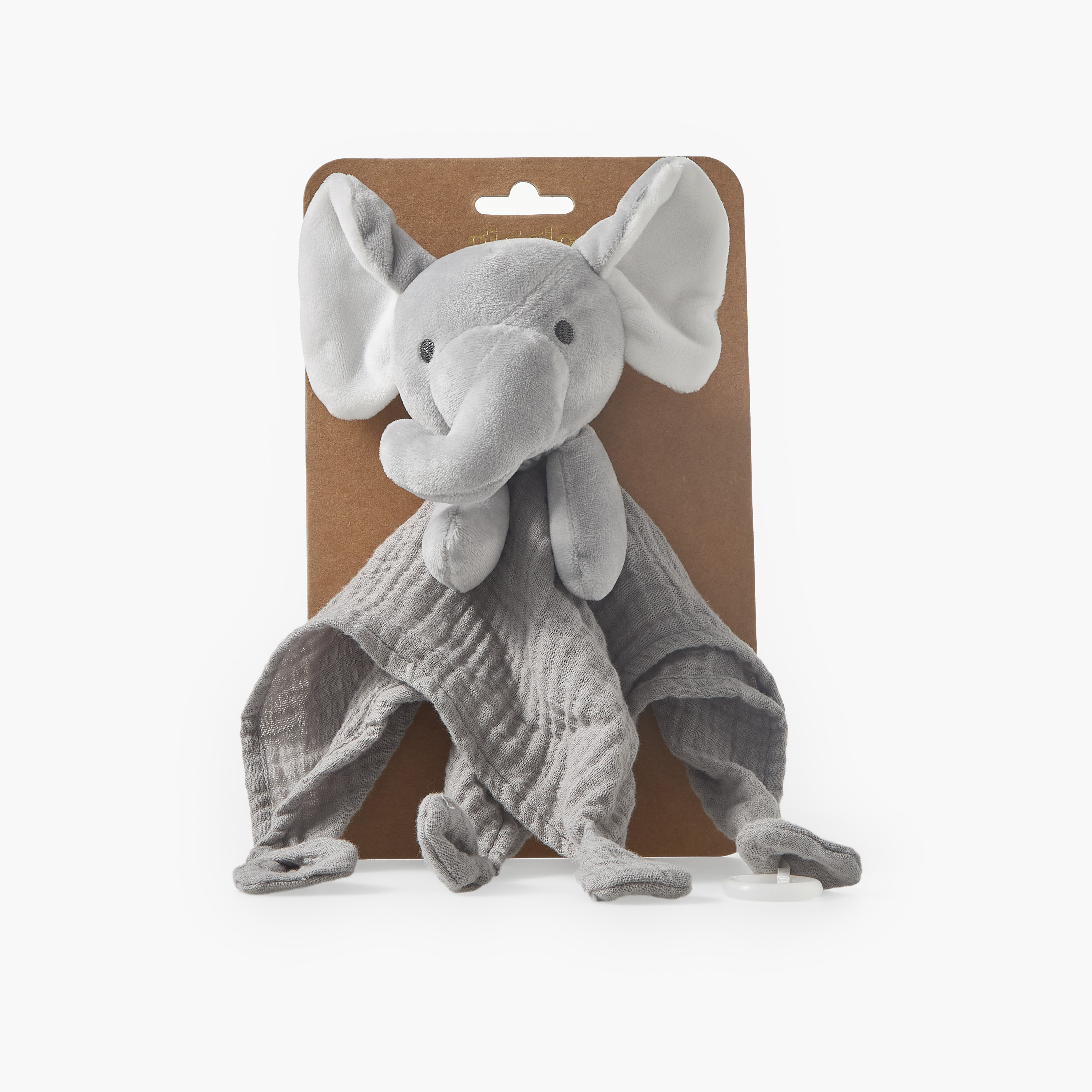 Giggles Elephant Applique Blanket - 30x30 cm-baby-nursery-blanketsandswaddles-receivingblankets-image-5