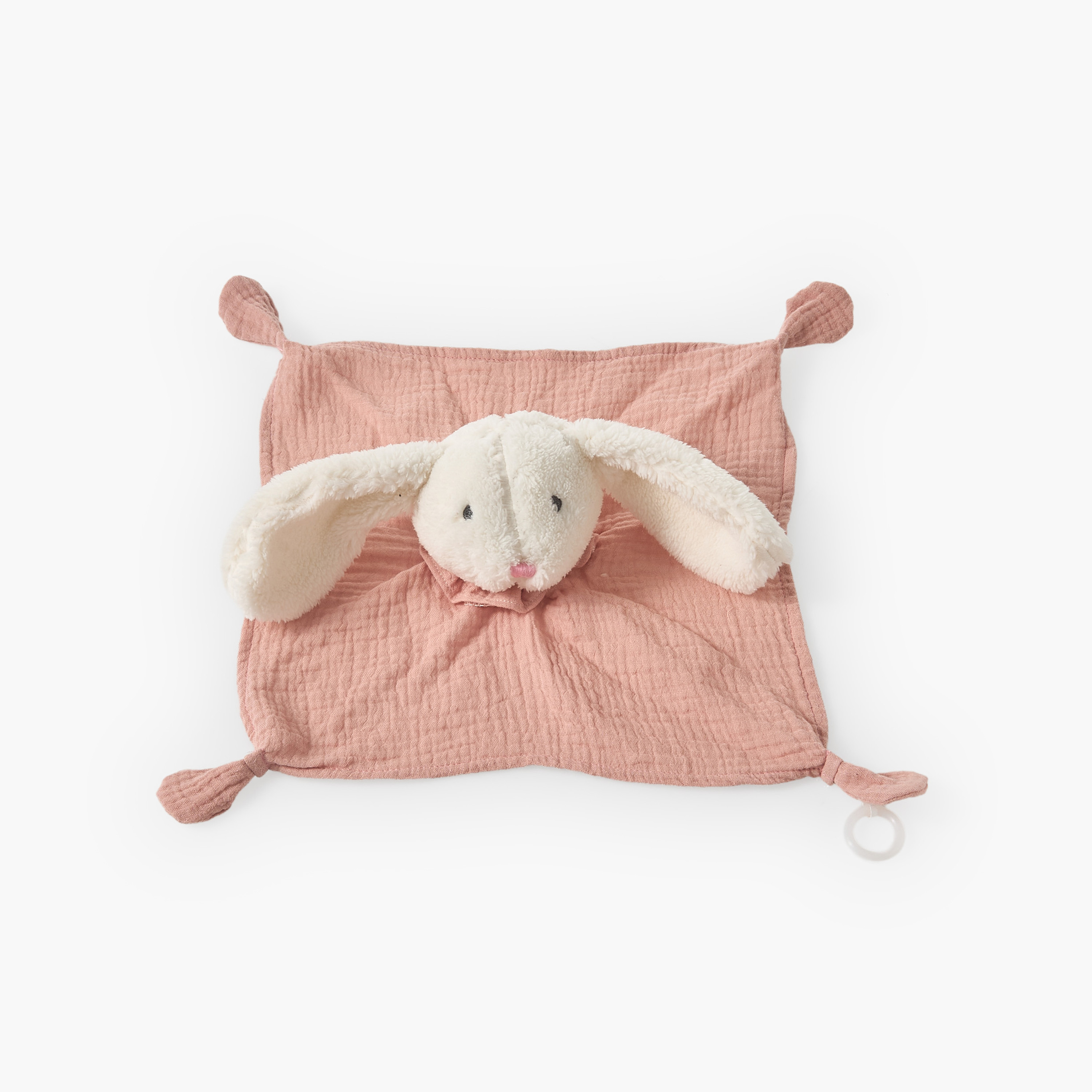 Giggles Elephant Applique Blanket - 30x30 cm-baby-nursery-blanketsandswaddles-receivingblankets-image-1