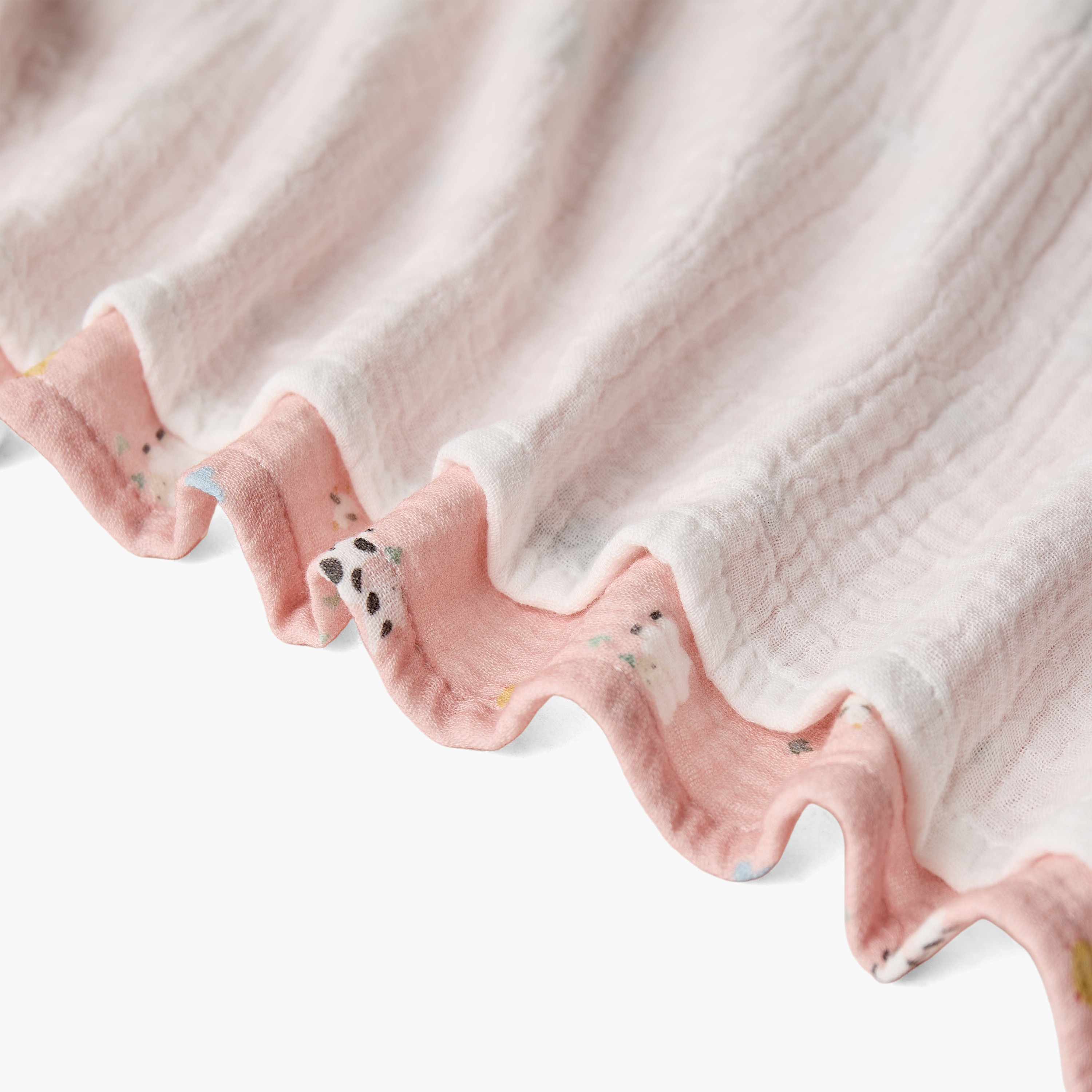 Giggles Muslin Swaddles - Pack of 2-baby-nursery-blanketsandswaddles-swaddlesandsleepingbags-image-5