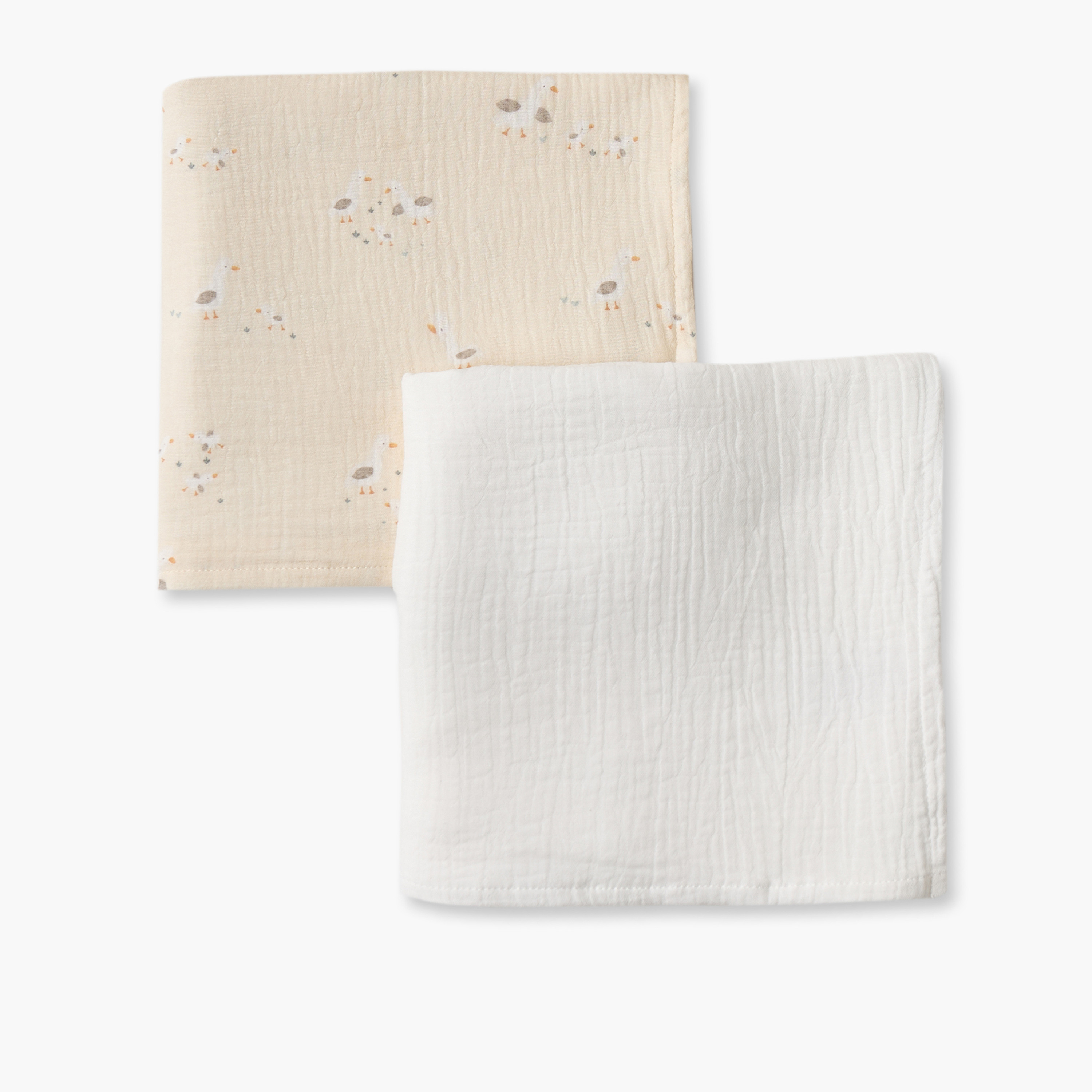 طقم قماط موسلين قطعتين من جيجلز-baby-nursery-blanketsandswaddles-swaddlesandsleepingbags-image-3