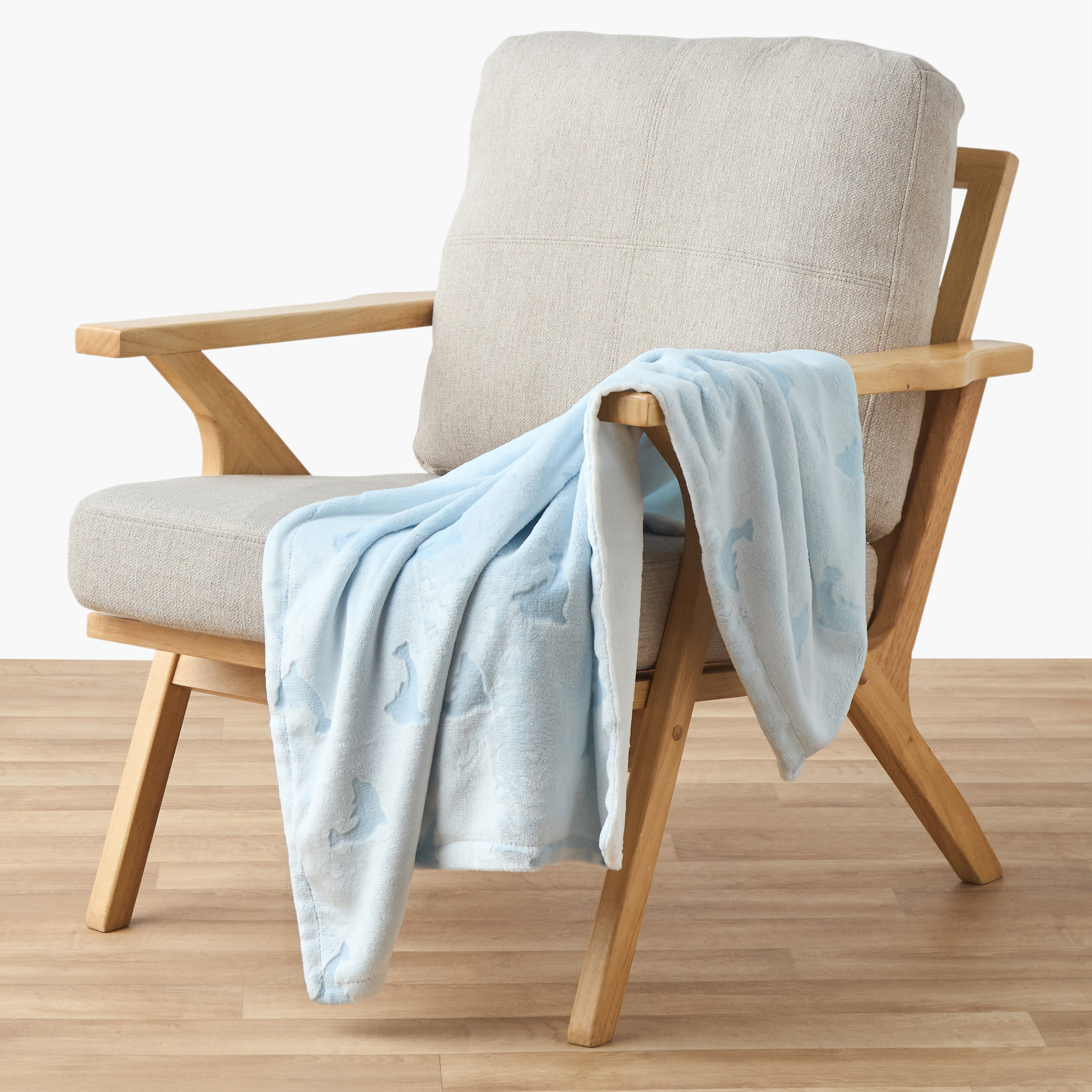 بطانية ناعمة بطبعات دولفين من جونيورز - 100x75 سم-baby-nursery-blanketsandswaddles-blanketsandquilts-image-2