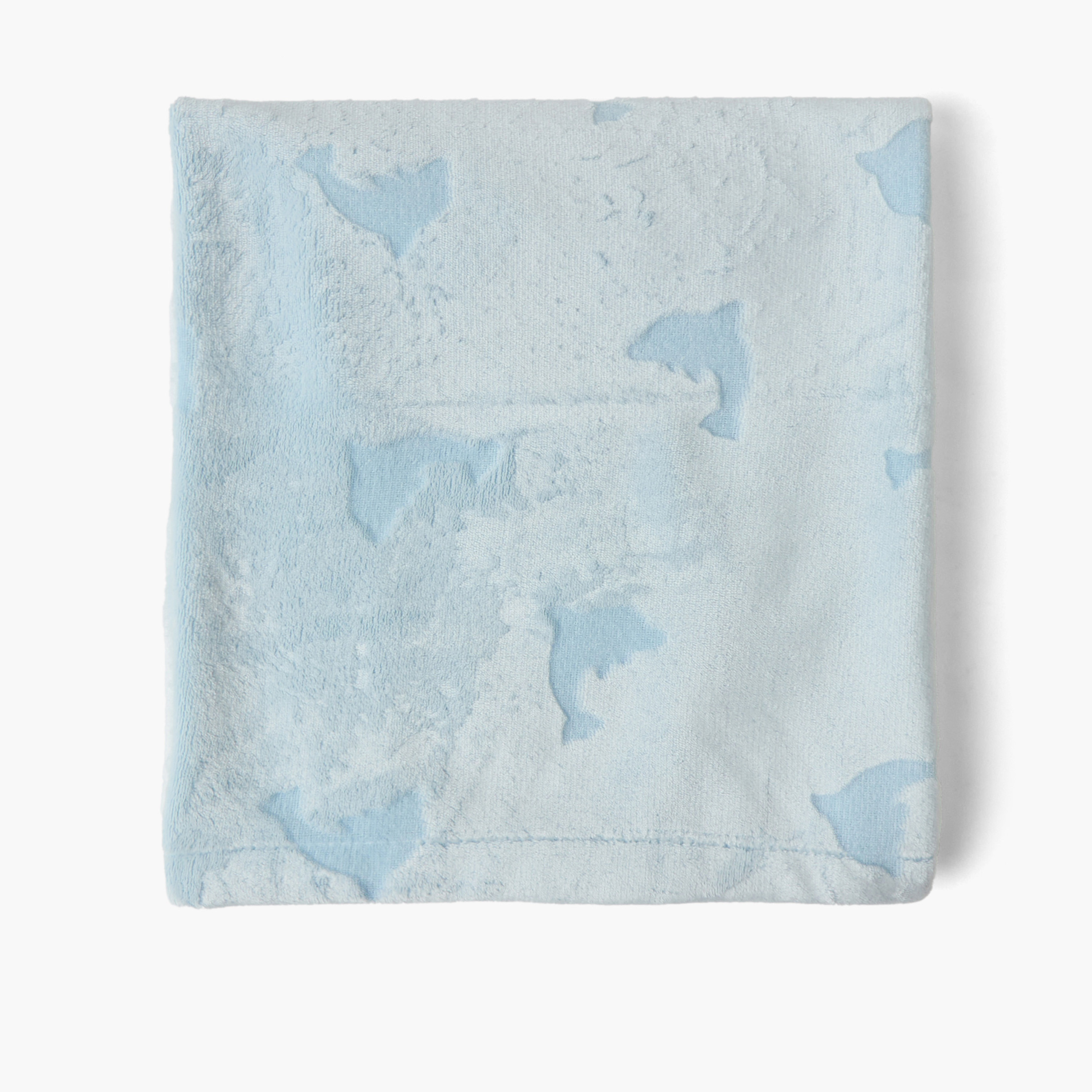بطانية ناعمة بطبعات دولفين من جونيورز - 100x75 سم-baby-nursery-blanketsandswaddles-blanketsandquilts-image-3