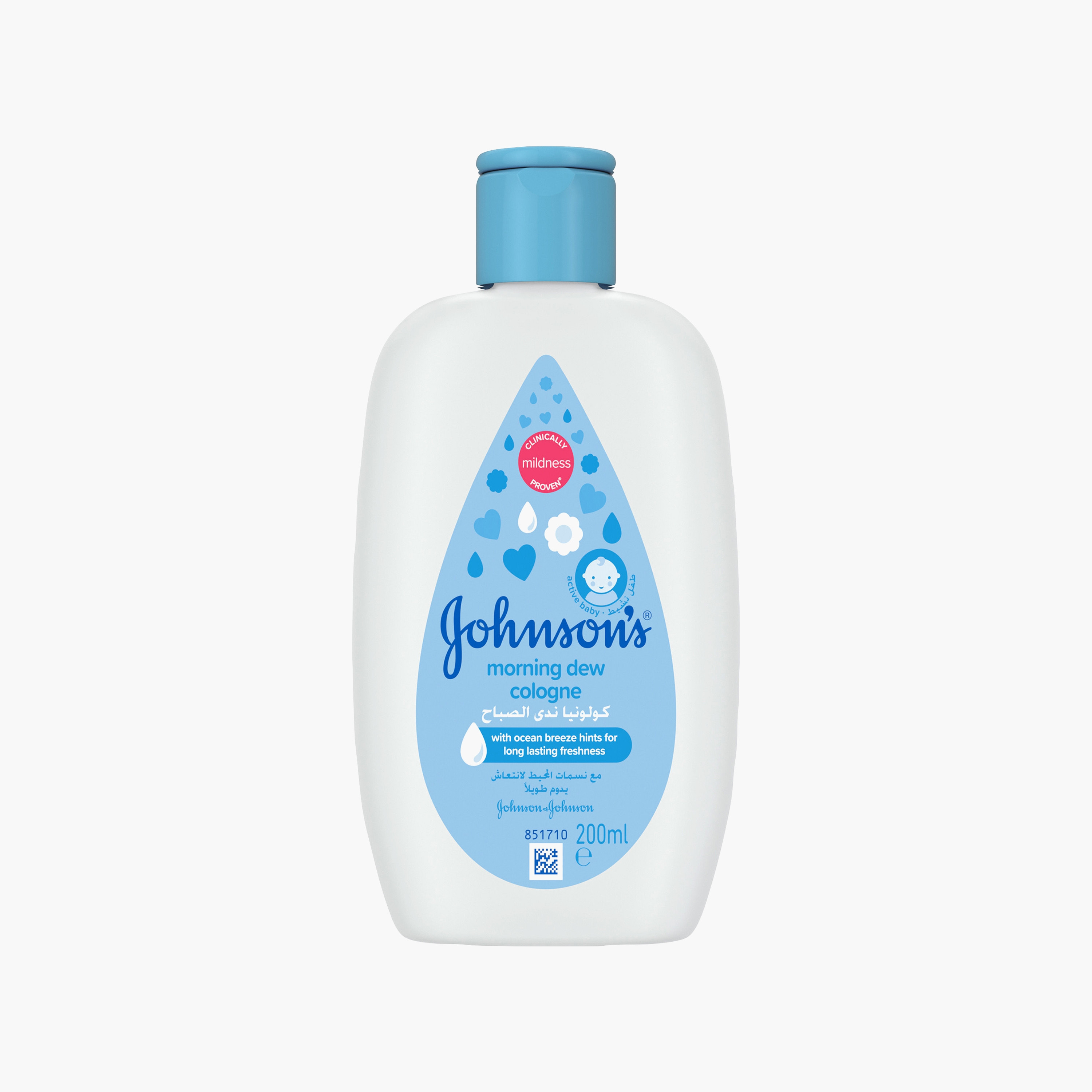 Johnson's Morning Dew Cologne - 200 ml-baby-bathandcare-hairbodyskincare-image-1