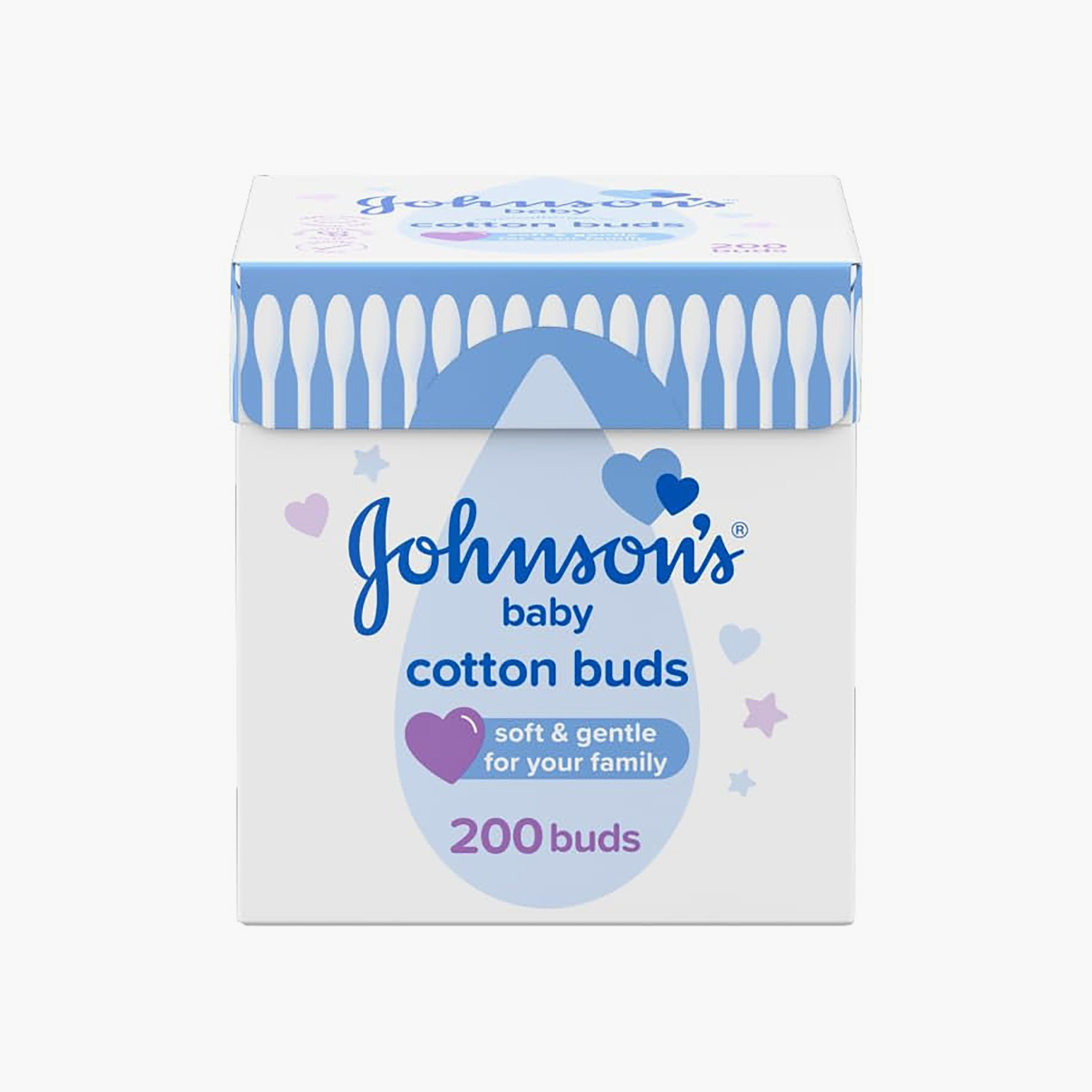 Johnson's Baby 200-Piece Cotton Buds-beautyandpersonalcare-babycare-wipesandbuds-image-1