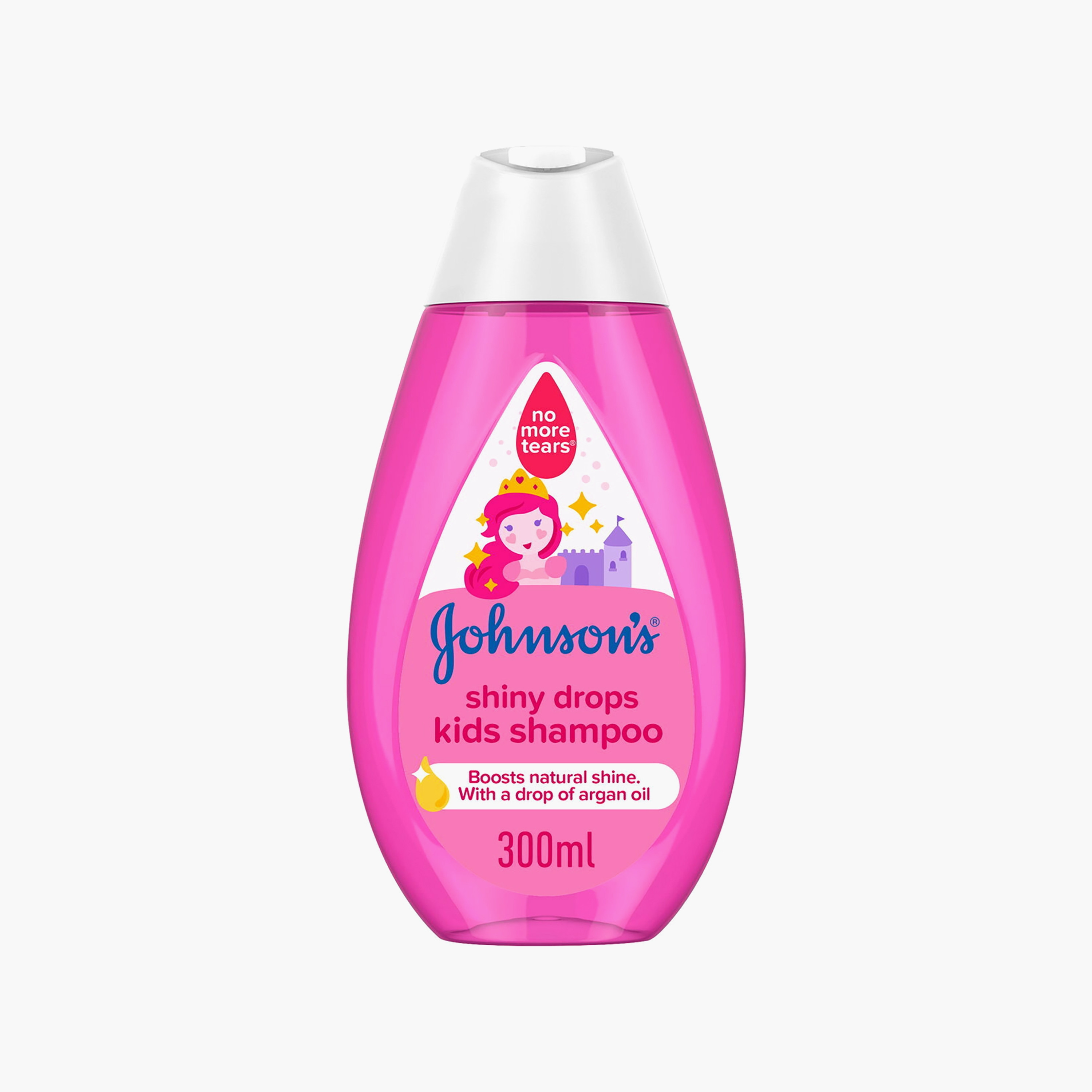 Johnson's Tear-Free Shiny Drops Kids Shampoo - 300 ml-baby-bathandcare-hairbodyskincare-shampooandconditioner-image-1
