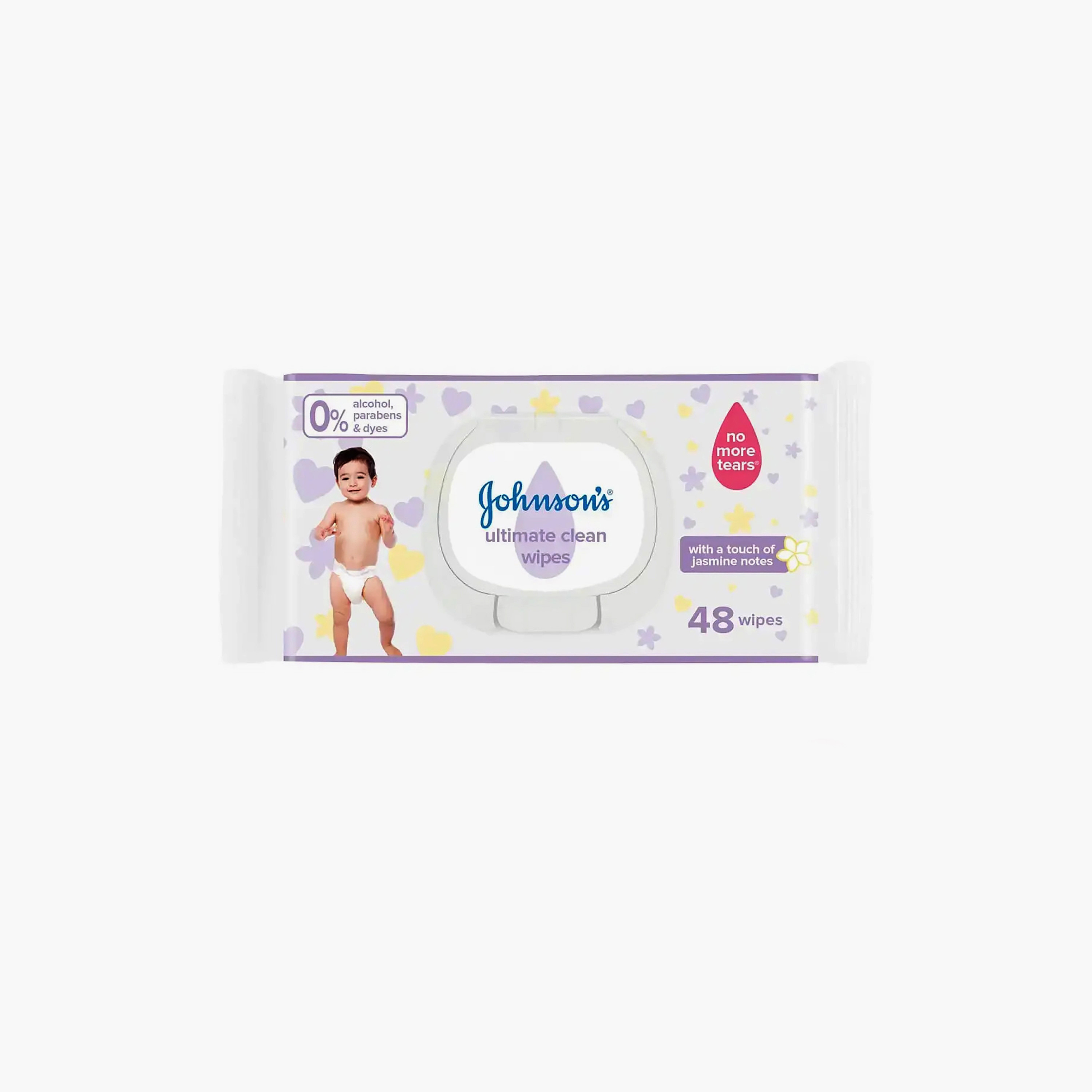 Johnson's 48-Piece Ultimate Clean Wipes-baby-diapering-babywipes-image-1