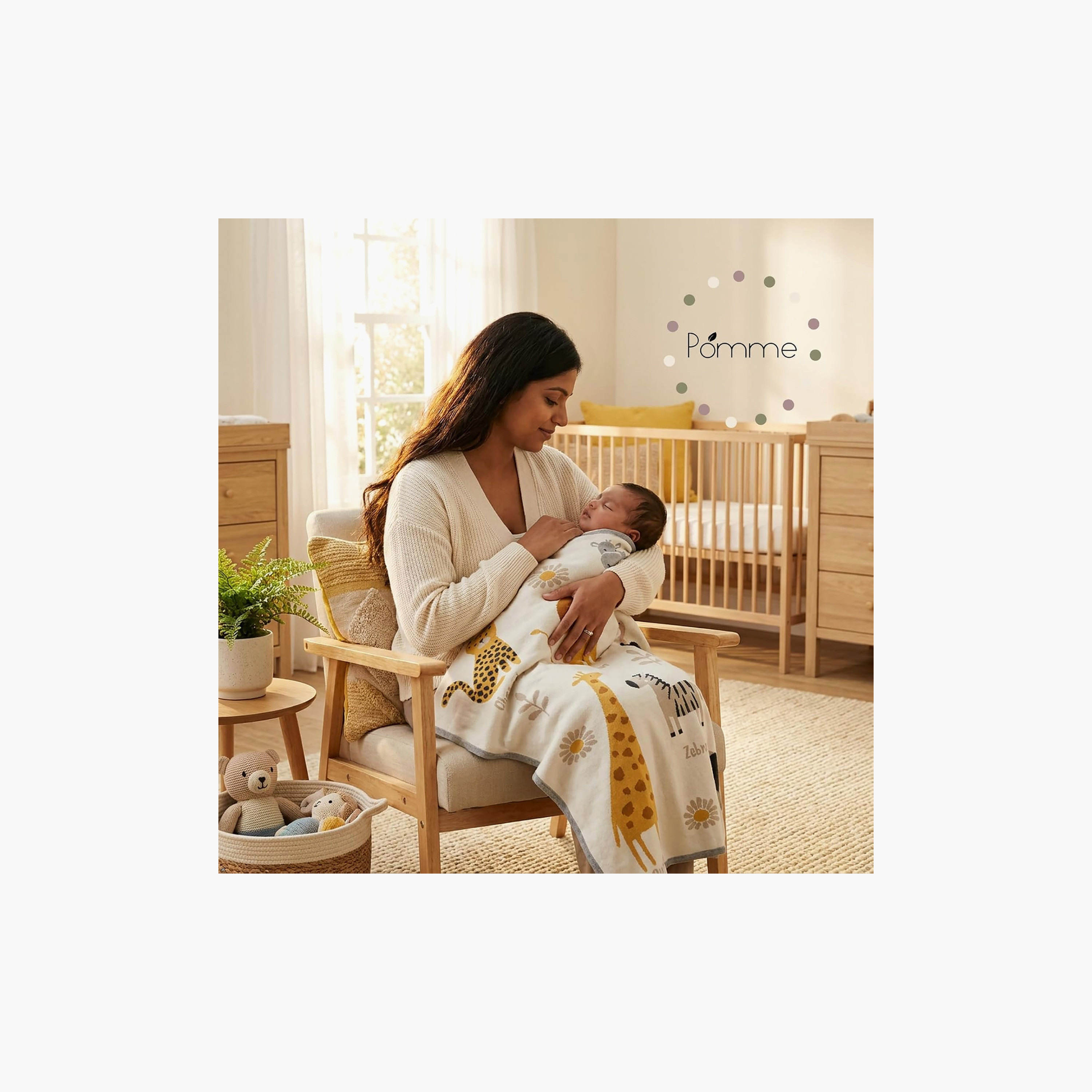 Textured Assorted Print Blanket - 80x100 cm-baby-nursery-blanketsandswaddles-blanketsandquilts-image-4