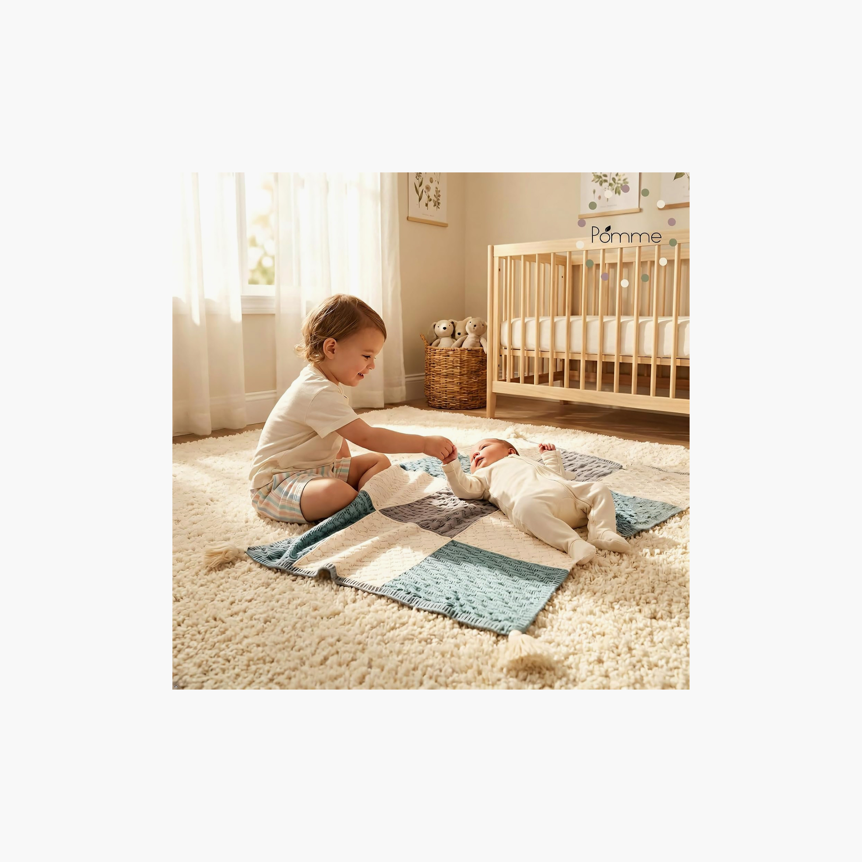 Textured Assorted Print Blanket - 80x100 cm-baby-nursery-blanketsandswaddles-blanketsandquilts-image-6