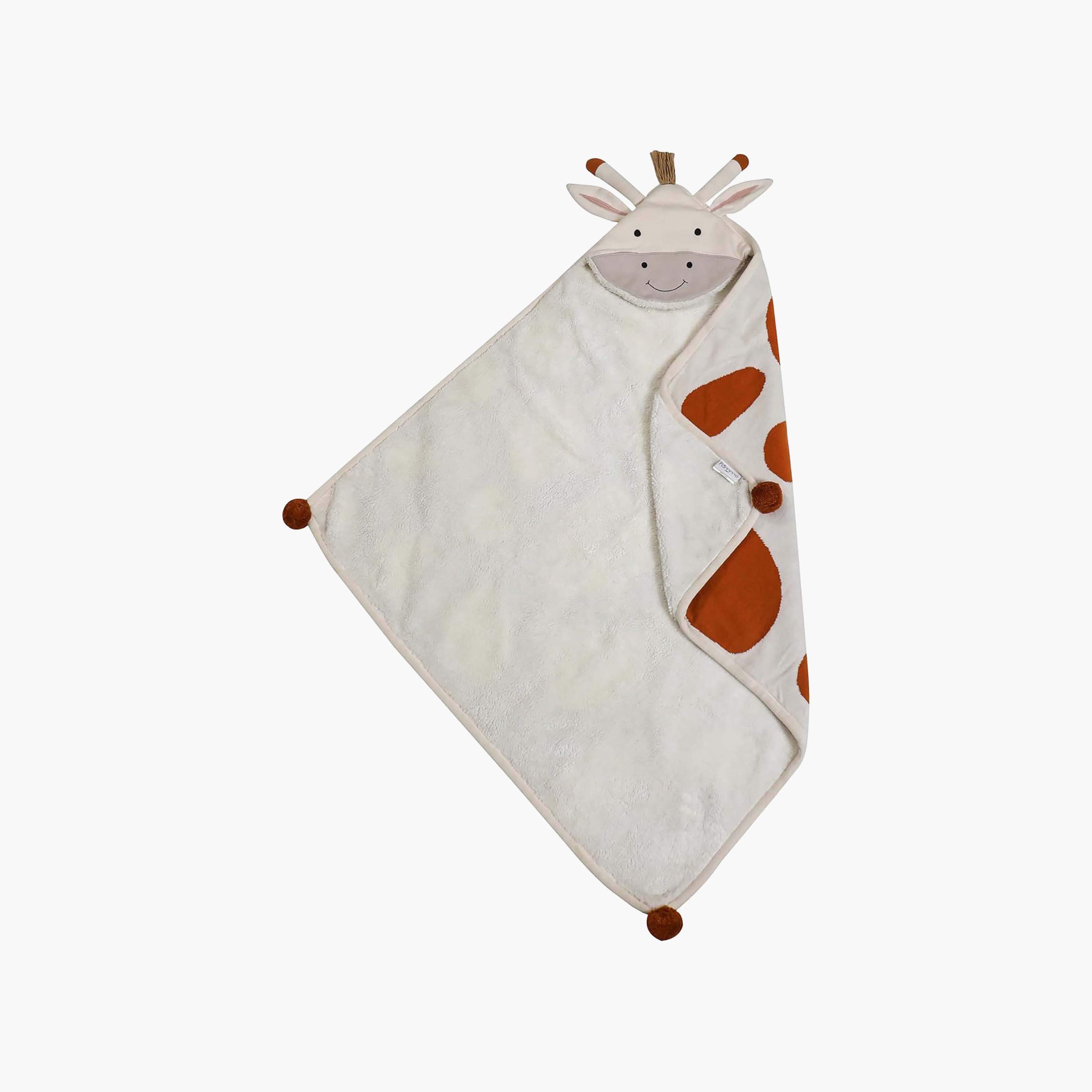 Textured Giraffe Applique Receiving Blanket - 80x80 cm-baby-nursery-blanketsandswaddles-blanketsandquilts-image-6