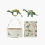 Set of 4 Dinosaur Receiving Blanket Gift Set, 80x100 cm-baby-nursery-blanketsandswaddles-receivingblankets-image-1