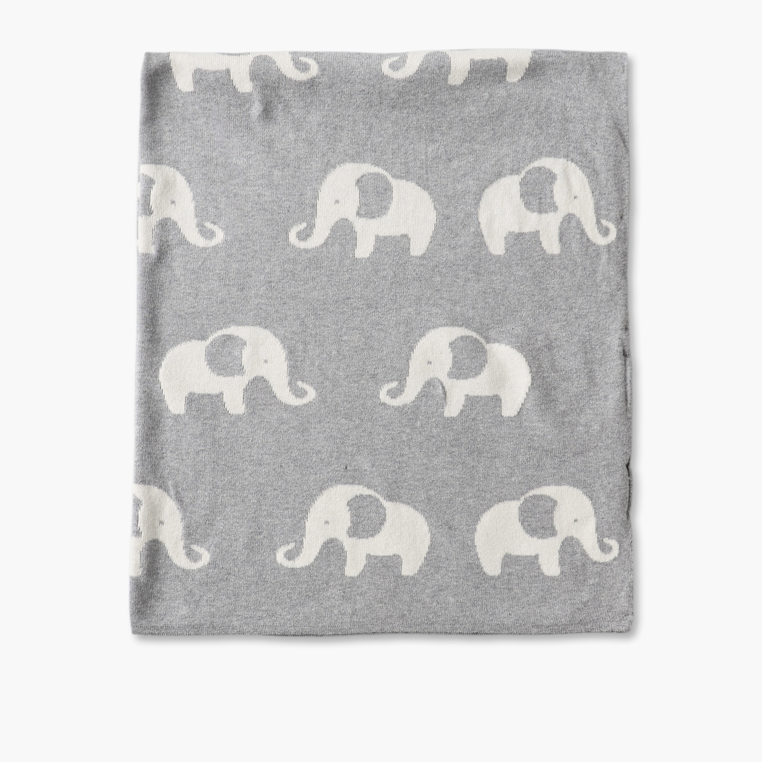طقم هدايا بطانية لحديثي الولادة بتصميم فيل من 4 قطع - 80x100 سم-baby-nursery-blanketsandswaddles-receivingblankets-image-5