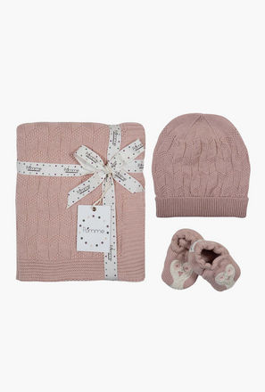 Set of 3 Clothing Gift Set with Knitted Texture-baby-image-1