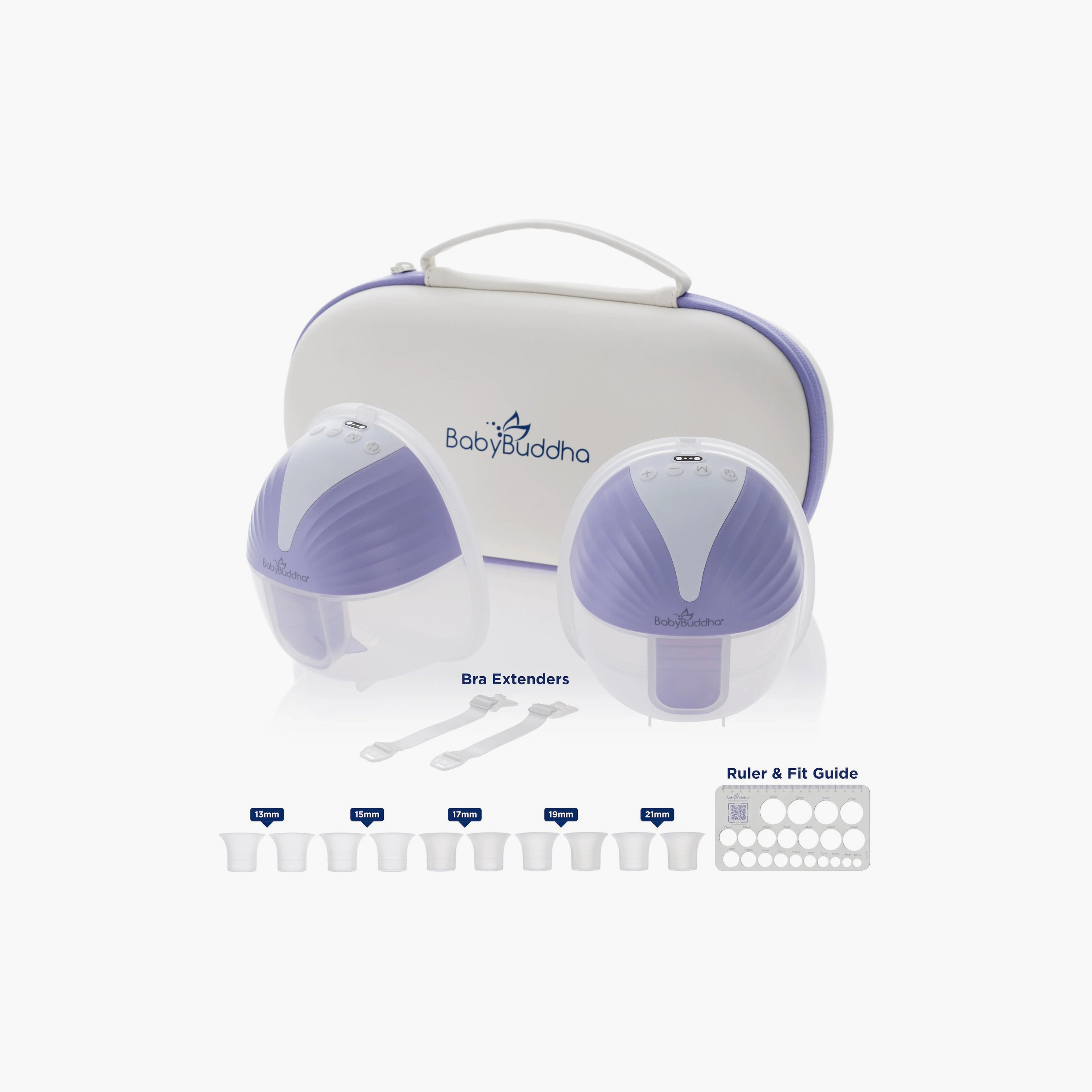 BabyBuddha Hands Free Electric Wearable Breast Pump Set-baby-feeding-breastfeedingandcare-image-7