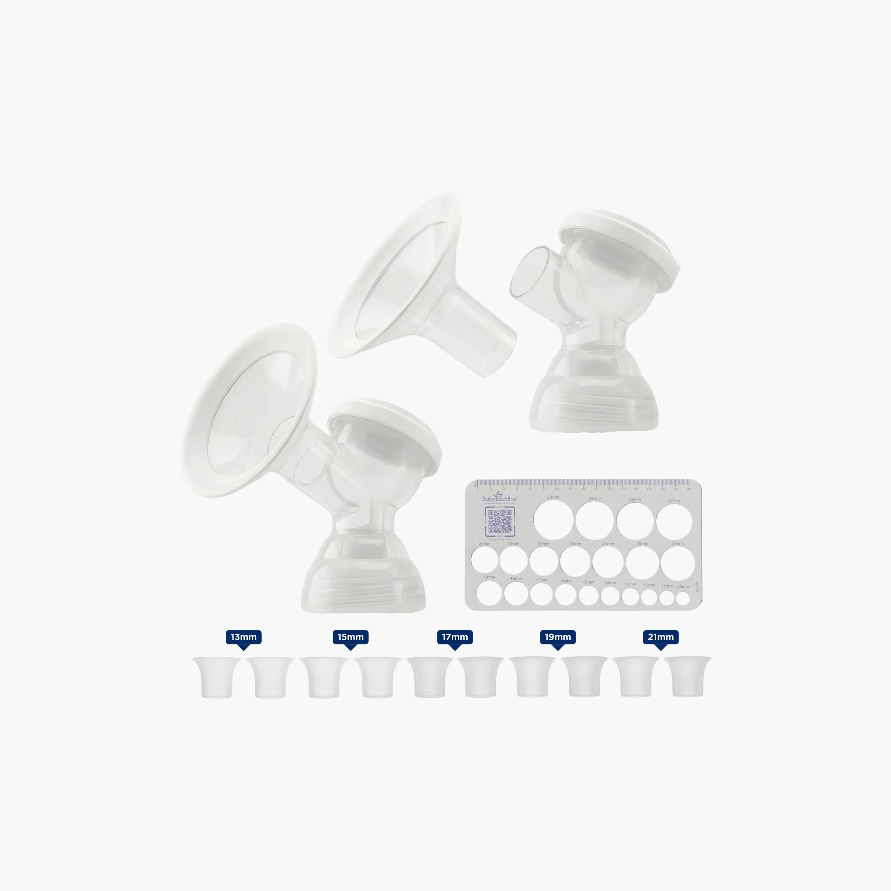 BabyBuddha Easy fit 21mm Flange Kit-baby-feeding-breastfeedingandcare-image-2