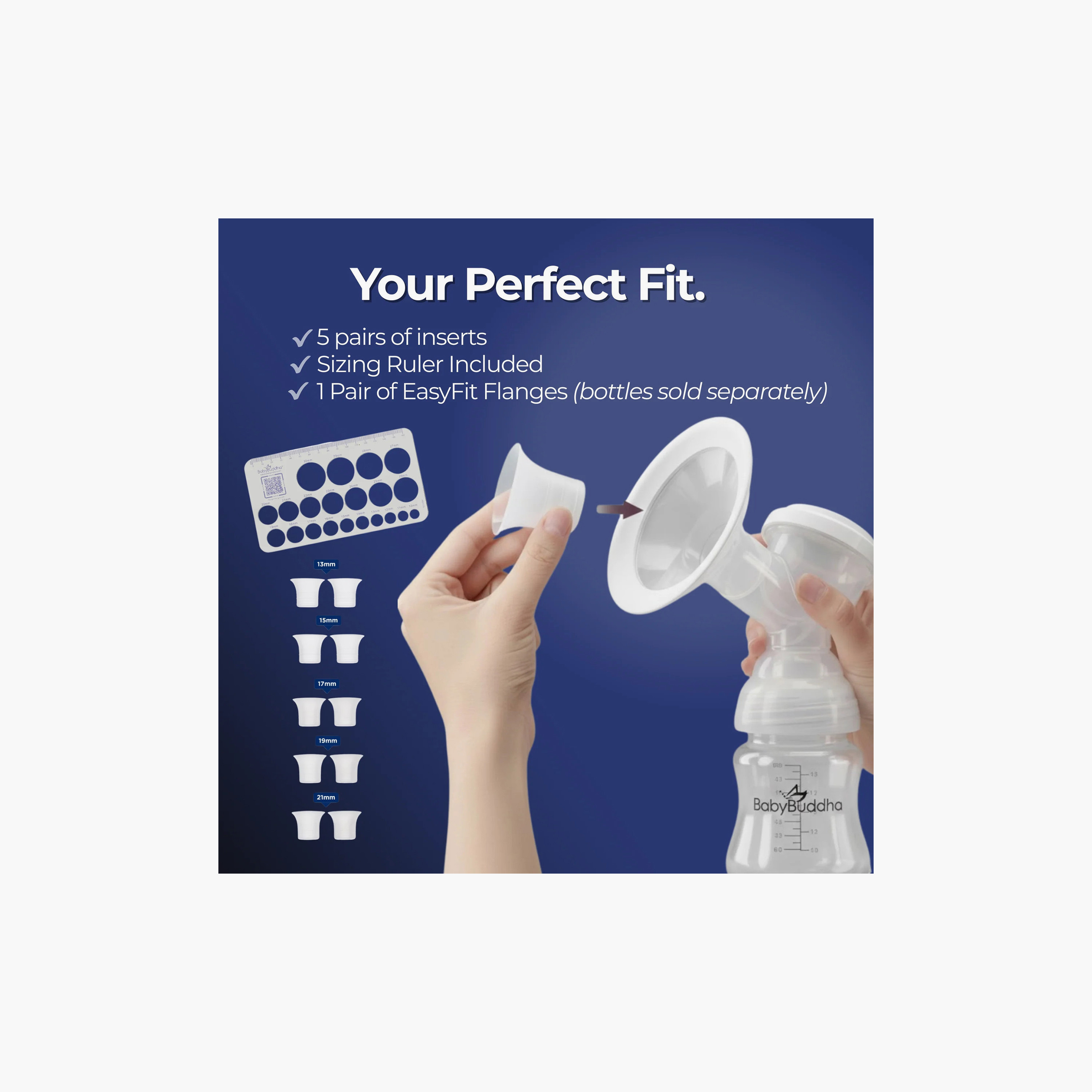 BabyBuddha Easy fit 32mm Flange Kit-baby-feeding-breastfeedingandcare-image-5