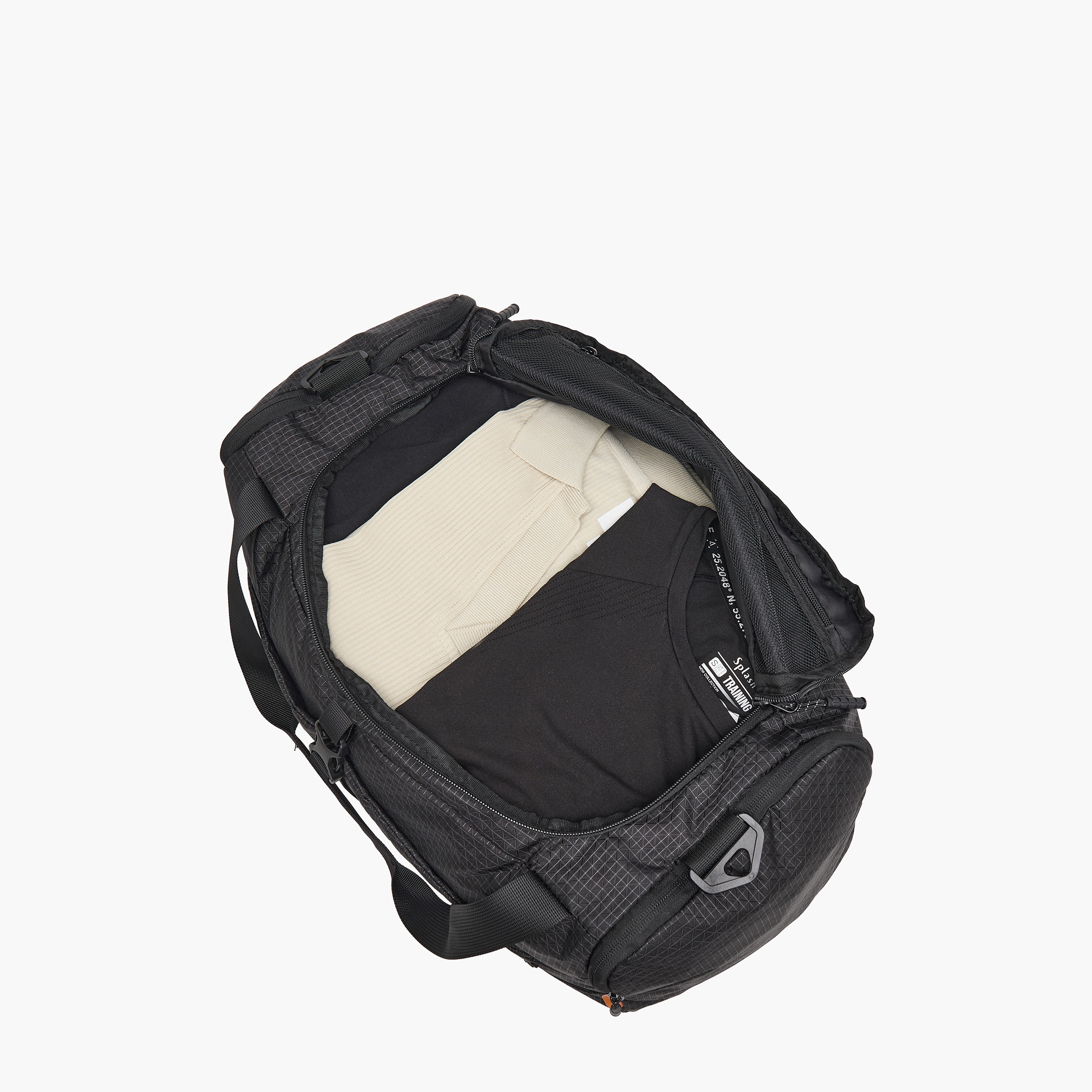 شنطة دافل بطبعات وسحاب إغلاق وحزام قابل للفصل من كابا-travel-luggagesandbags-dufflebags-image-9