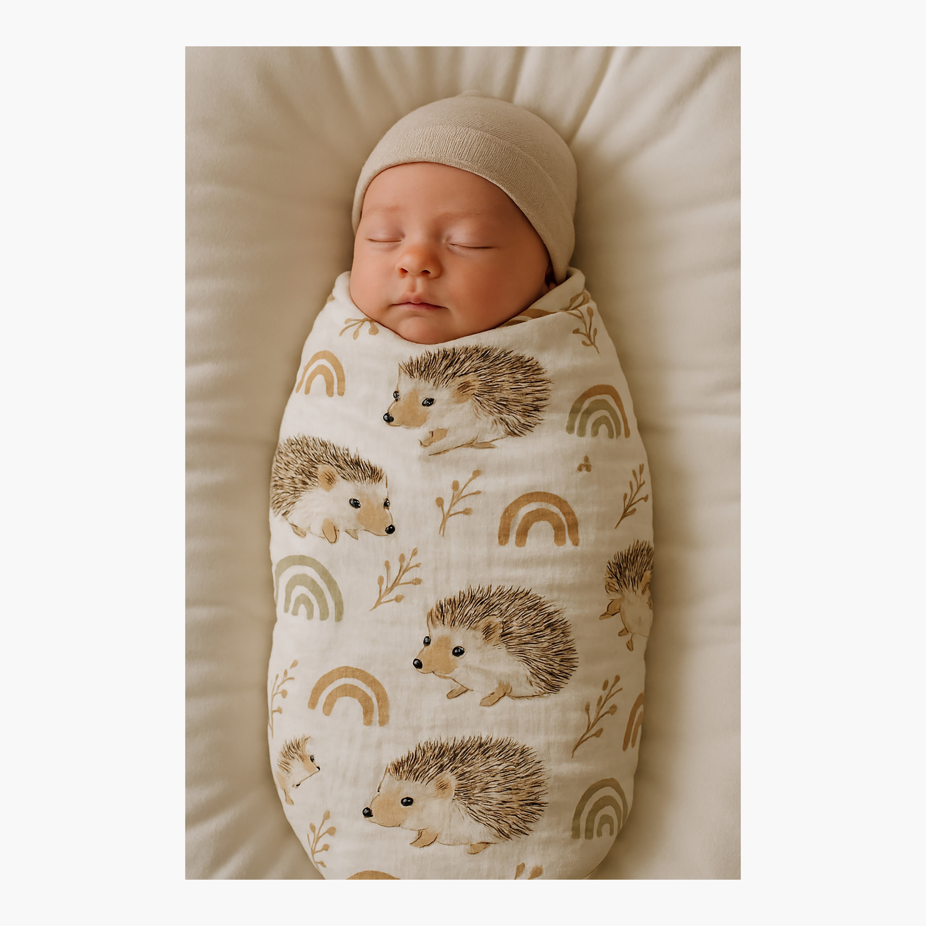طقم بطانيات قماط موسلين من الخيزران (قطعتان) من كيندر فالي-baby-nursery-blanketsandswaddles-receivingblankets-image-4