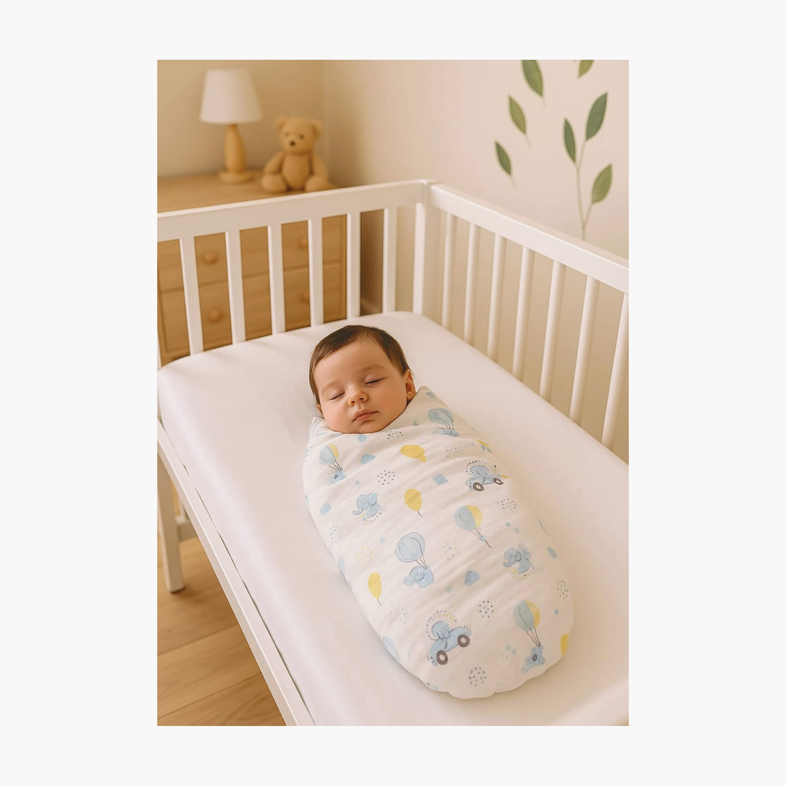 طقم بطانيات قماط موسلين من الخيزران (قطعتان) من كيندر فالي-baby-nursery-blanketsandswaddles-receivingblankets-image-8