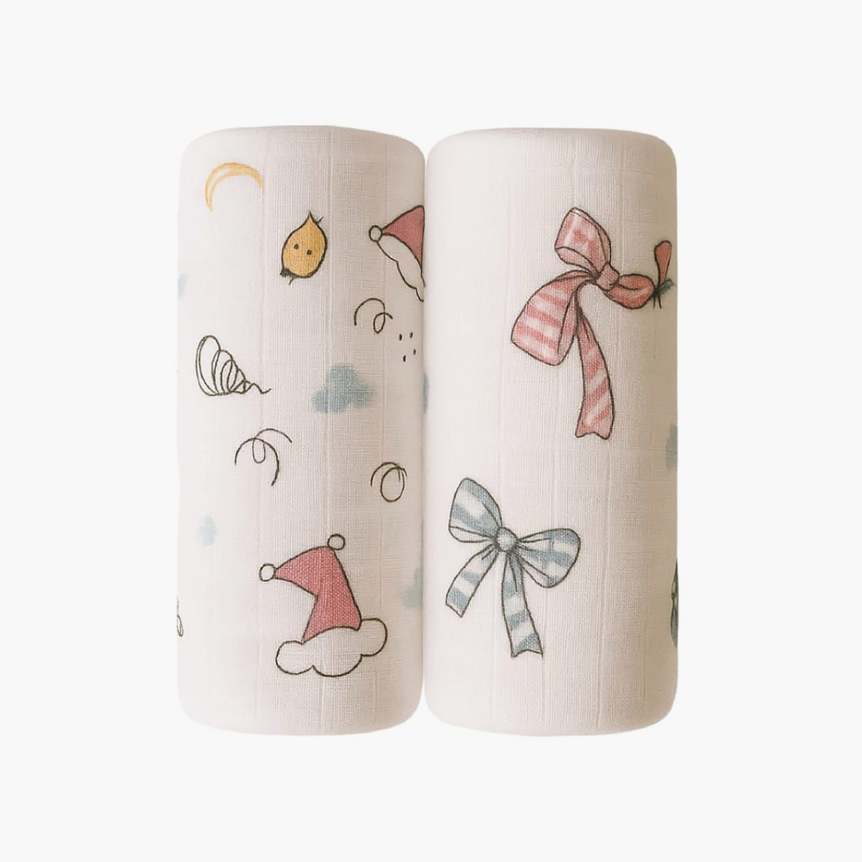 Kinder Valley 2-Piece Bamboo Muslin Swaddle Blankets-baby-nursery-blanketsandswaddles-receivingblankets-image-1