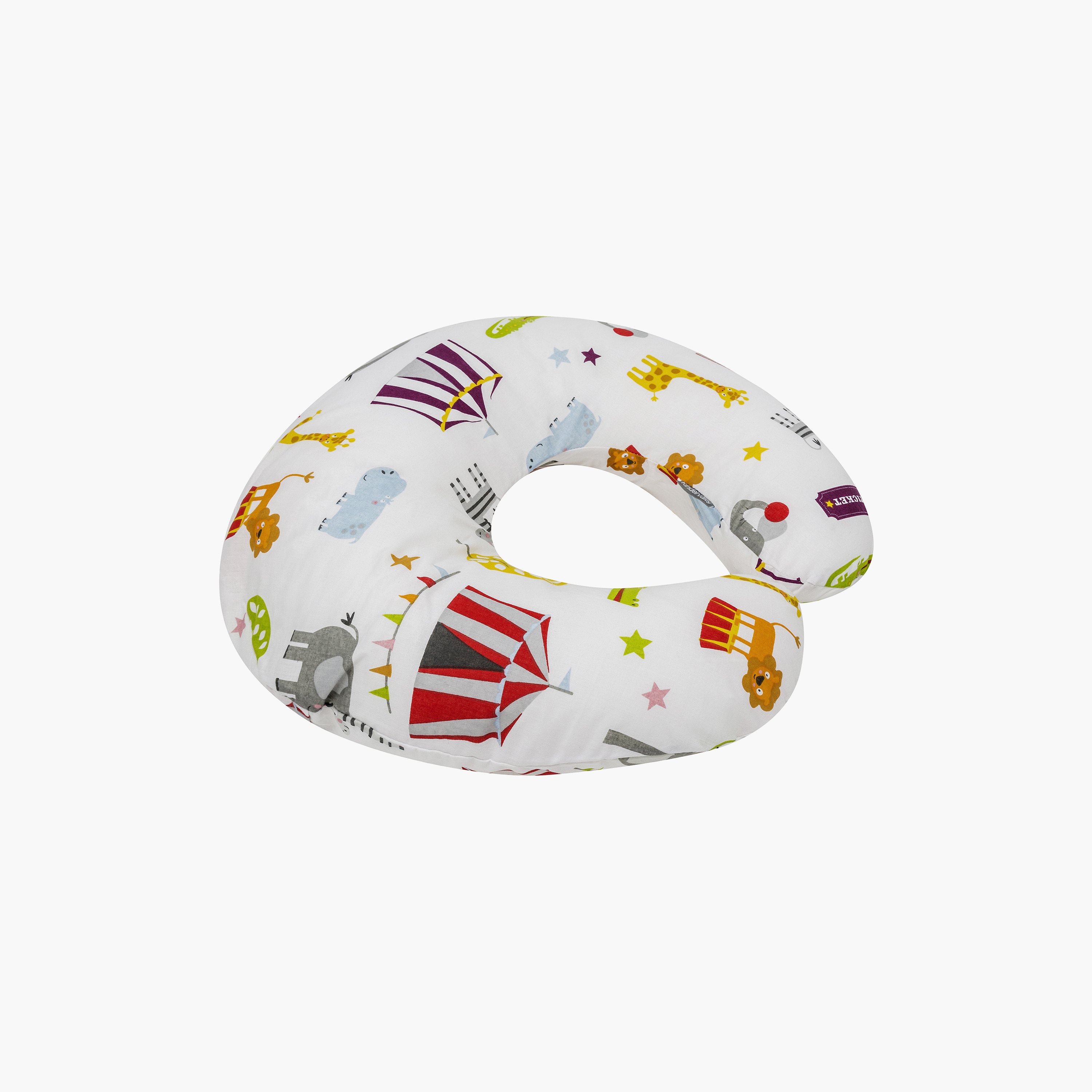 وسادة دعم "دونات" بنمط أصدقاء السيرك من كيندر فالي-baby-nursery-babybedding-image-1