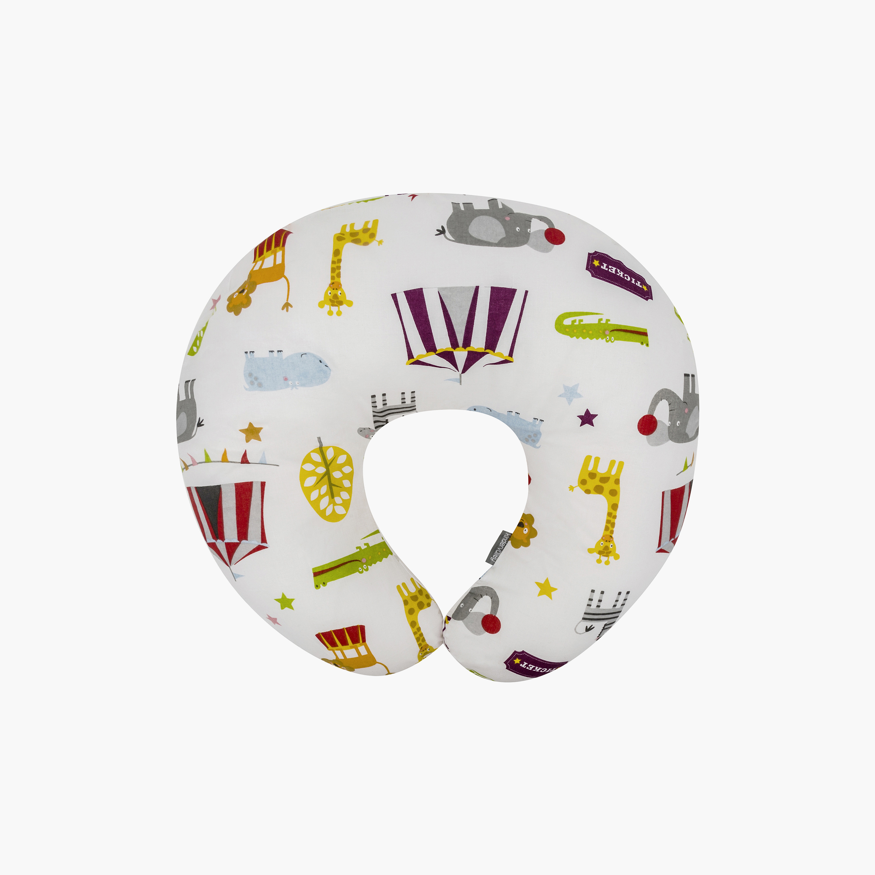 وسادة دعم "دونات" بنمط أصدقاء السيرك من كيندر فالي-baby-nursery-babybedding-image-2