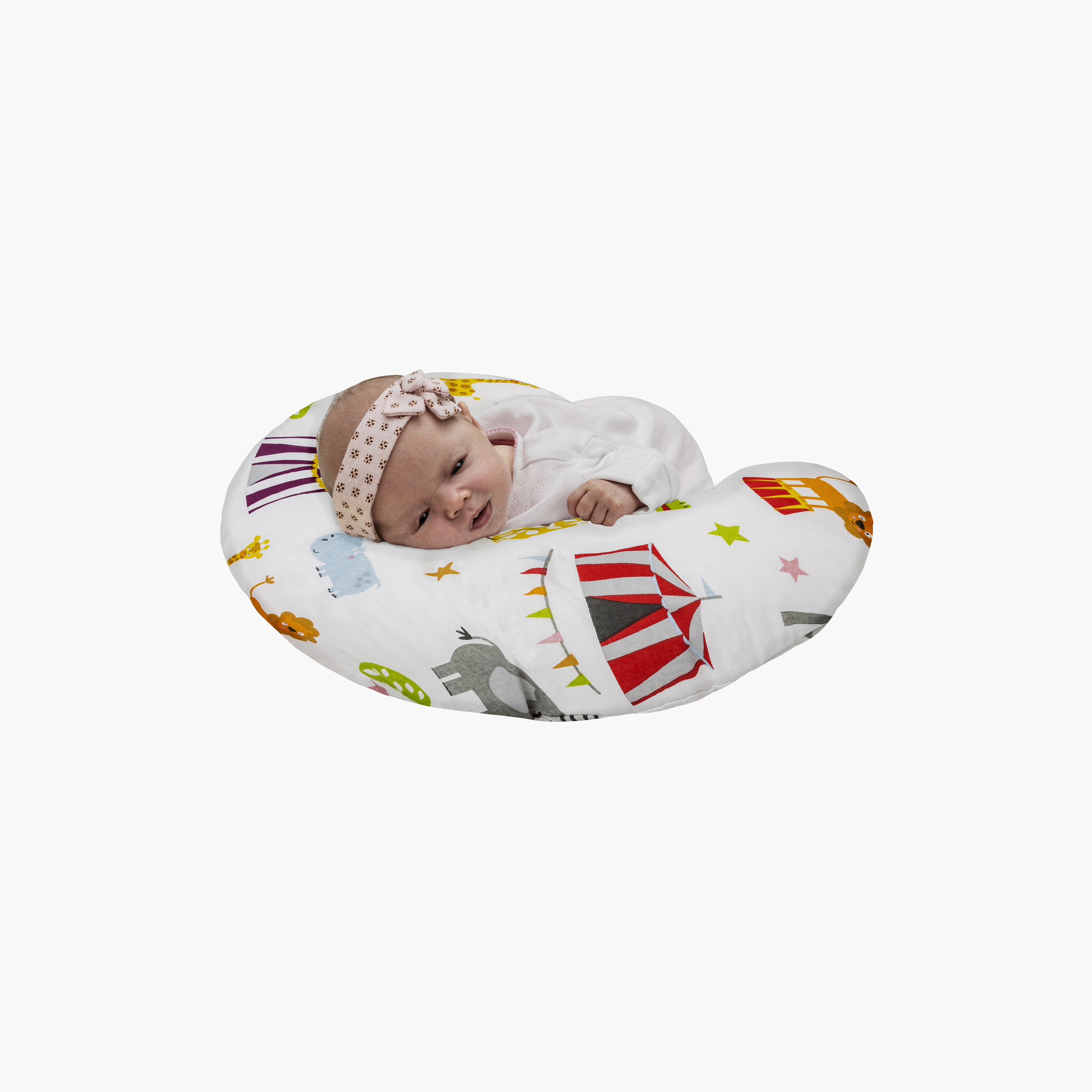 وسادة دعم "دونات" بنمط أصدقاء السيرك من كيندر فالي-baby-nursery-babybedding-image-4