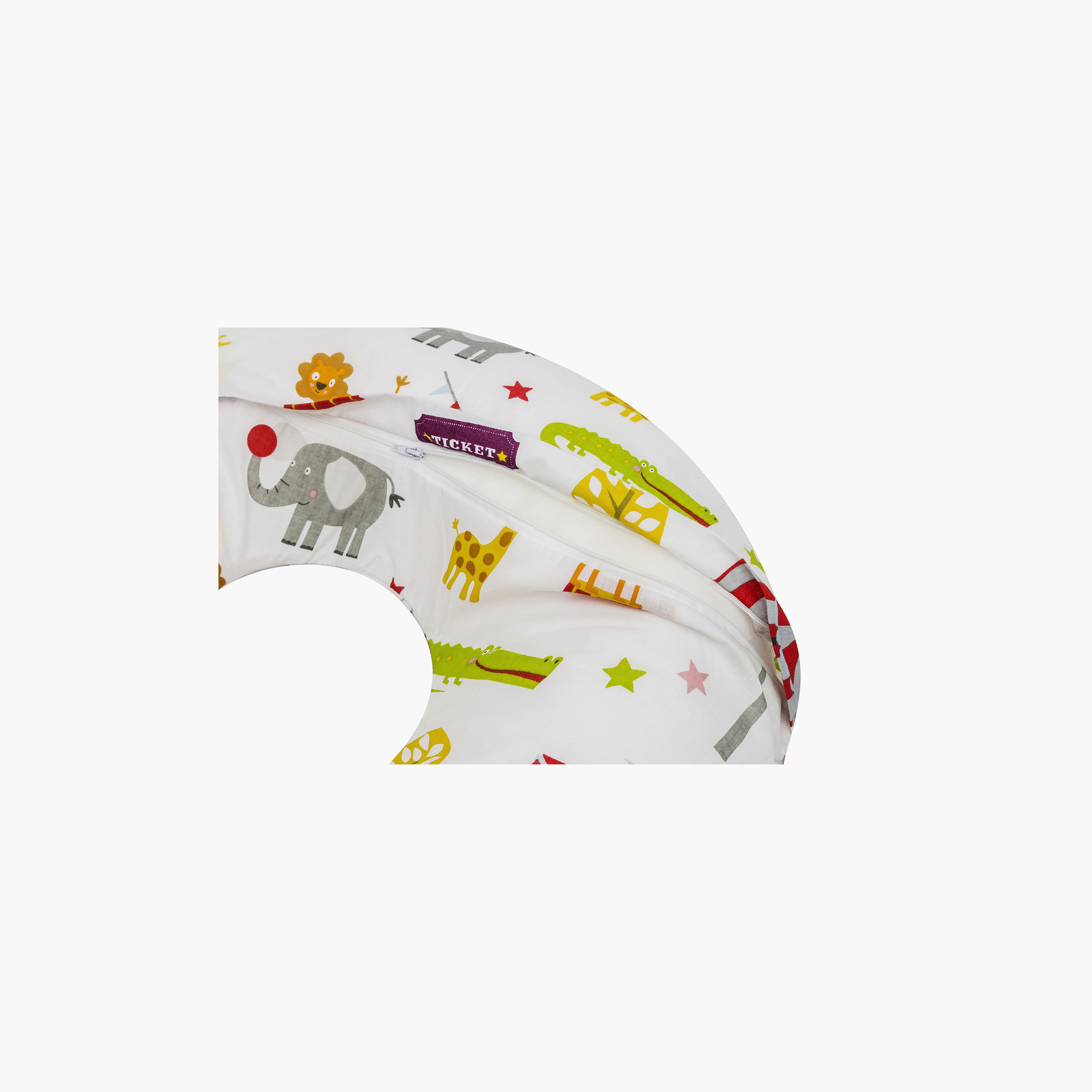 وسادة دعم "دونات" بنمط أصدقاء السيرك من كيندر فالي-baby-nursery-babybedding-image-5