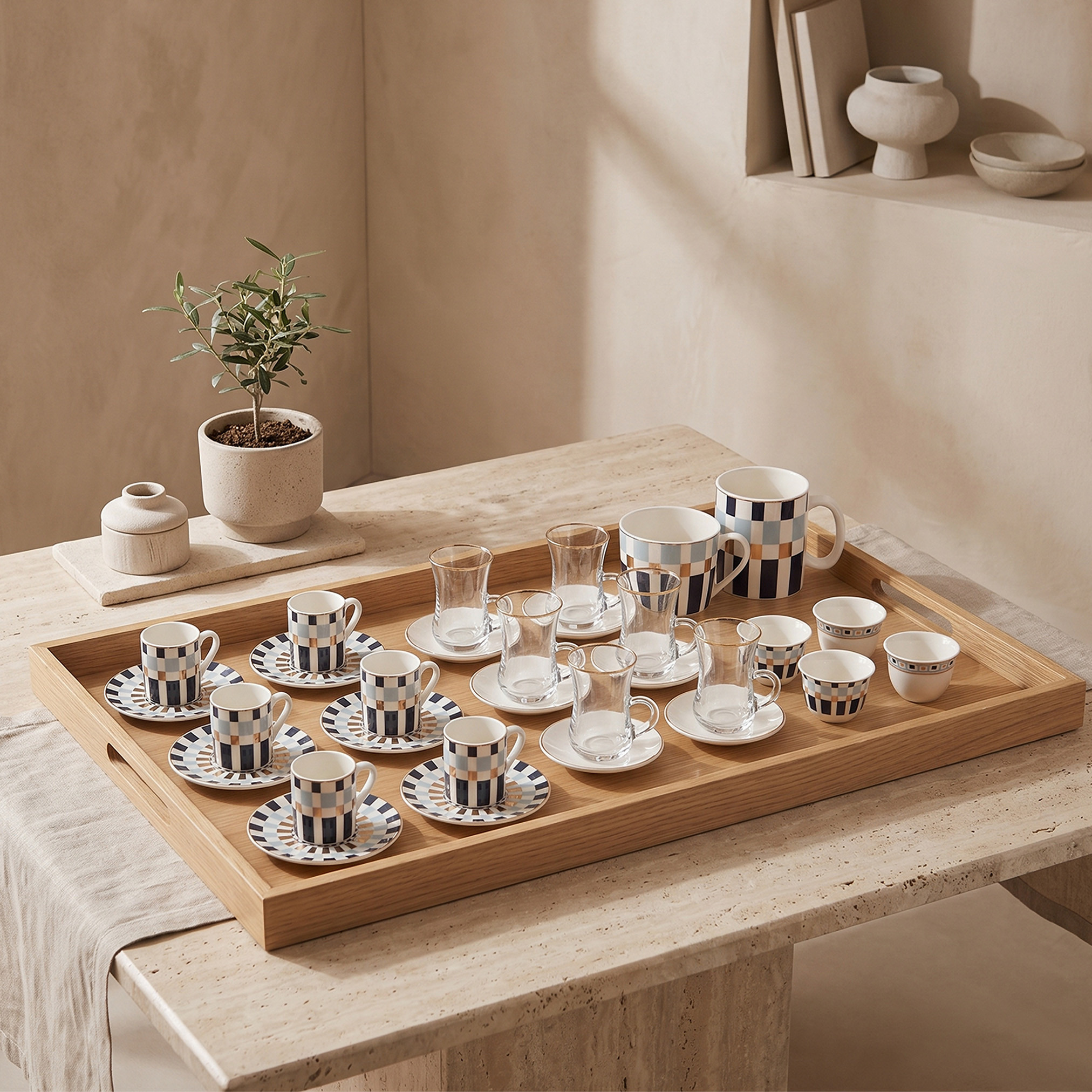 Gia Como 12-Piece New Bone China Kahwa Cup Set - 60 ml-household-dining-teaandcoffee-teaandcoffeesets-image-5