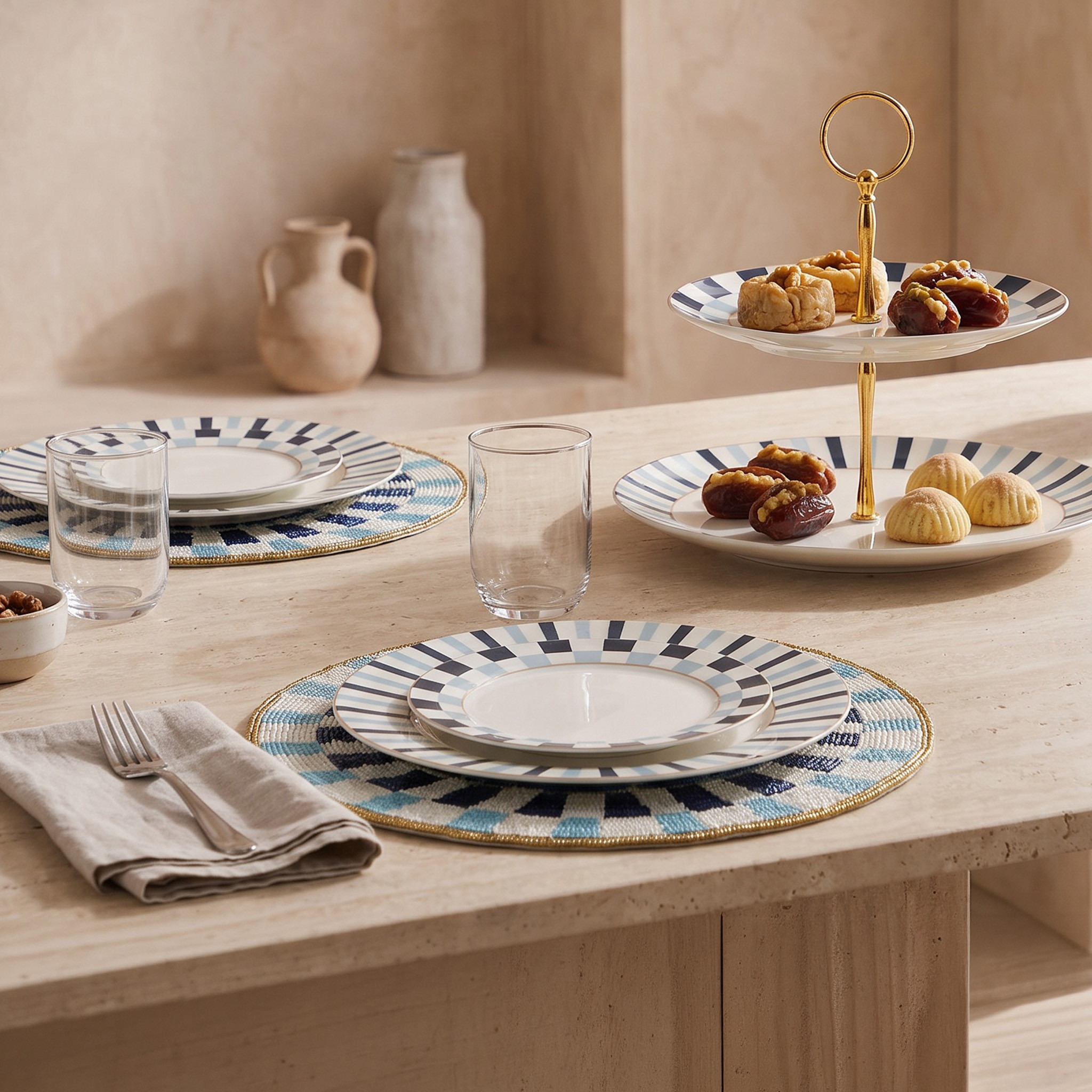 صحن جانبي خزف صيني من جيا كومو - 20 سم-household-dining-dinnerware-plates-image-4